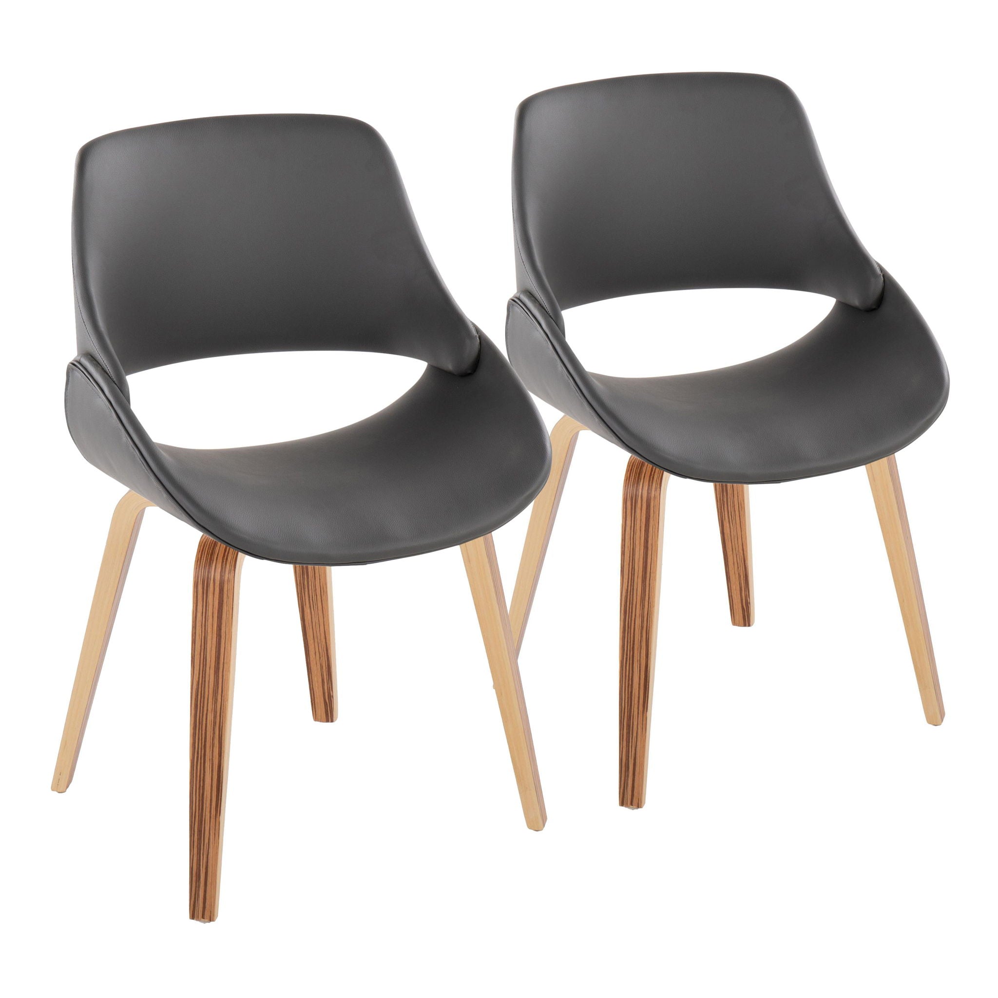 Fabrico - Mid Century, Modern Dining Chair (Set of 2) - Best Buy Furniture