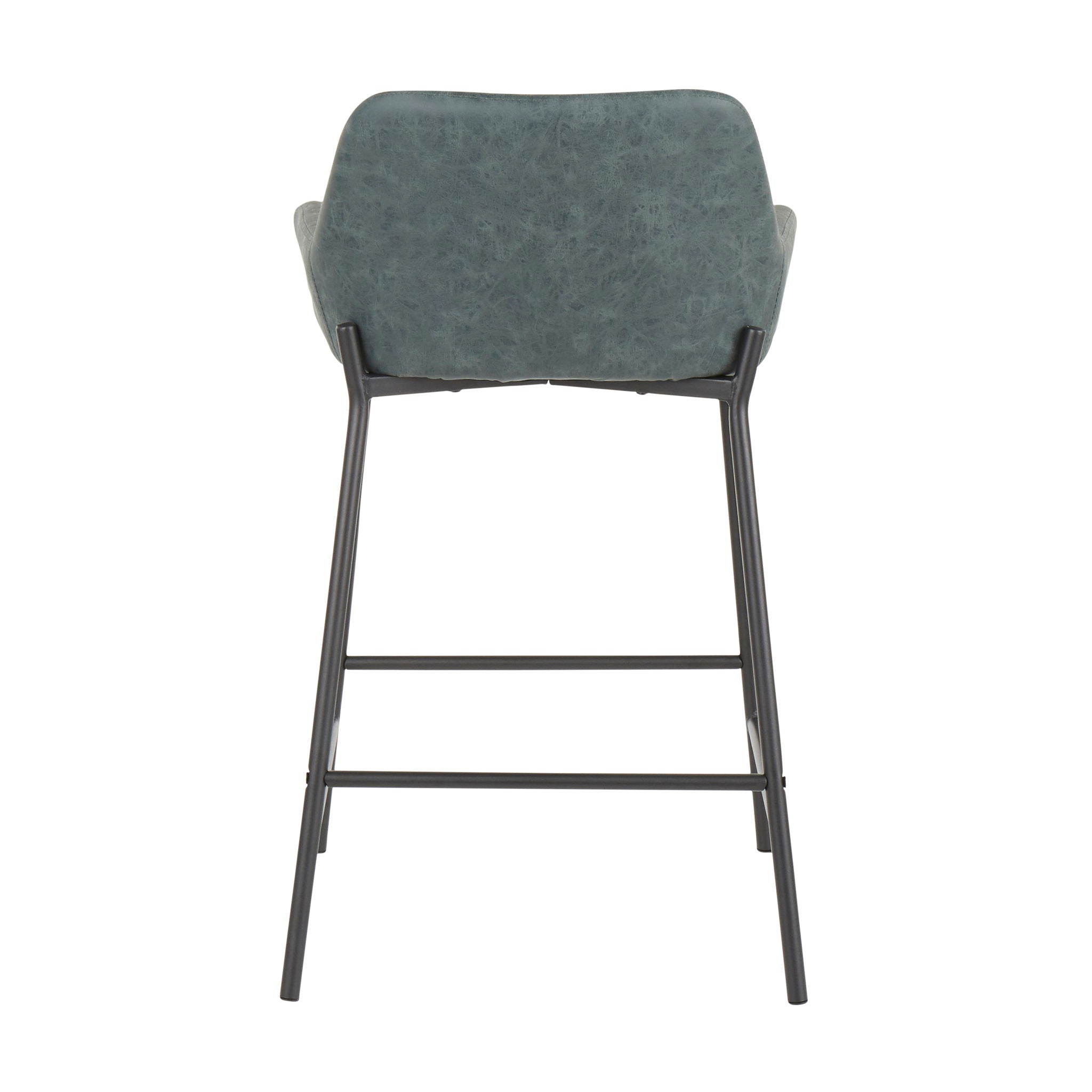 Daniella - Industrial Fixed Height Counter Stool (Set of 2) - Best Buy Furniture