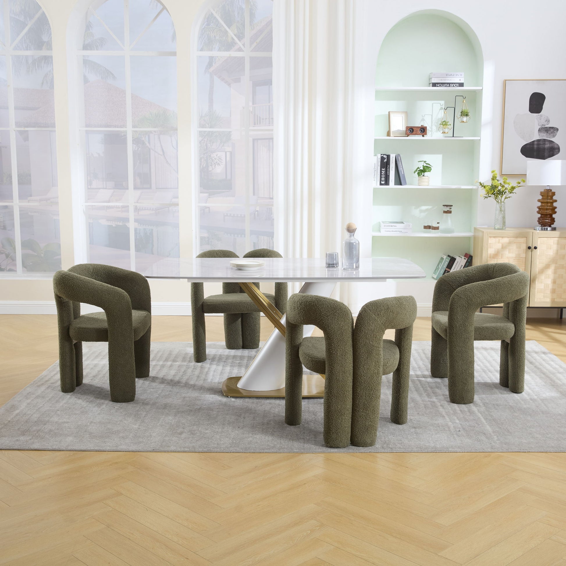 Coolmore Contemporary Designed Accent / Dining Chair With Armrests - Best Buy Furniture