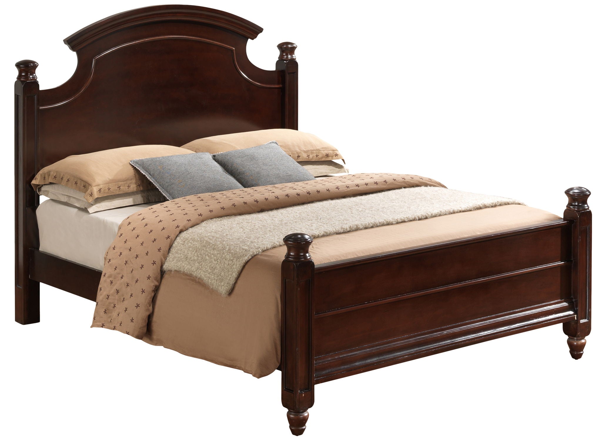 Bed Hand Carved Traditional - Best Buy Furniture