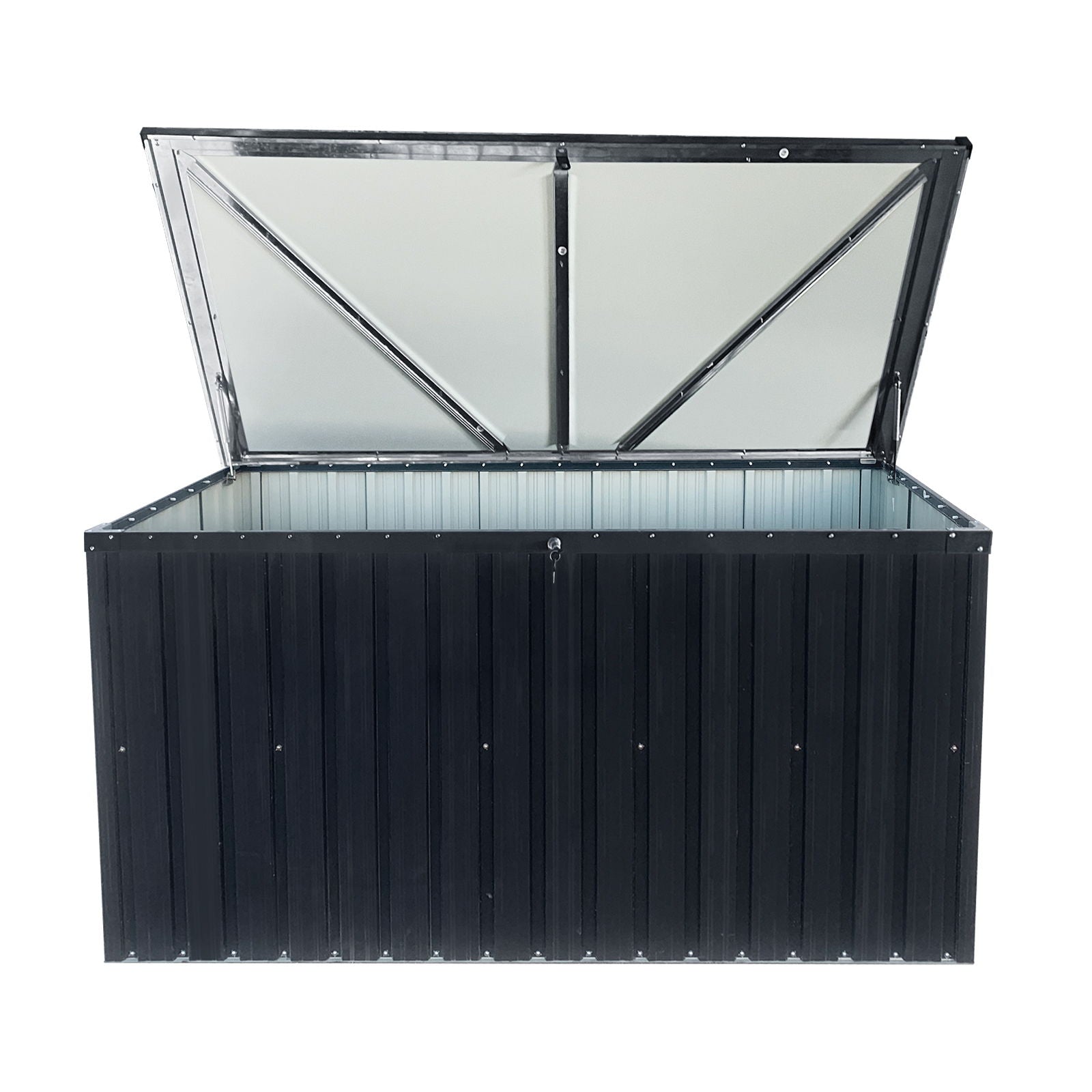 Metal Storage Box Store Large Out Door Use - Black - Best Buy Furniture