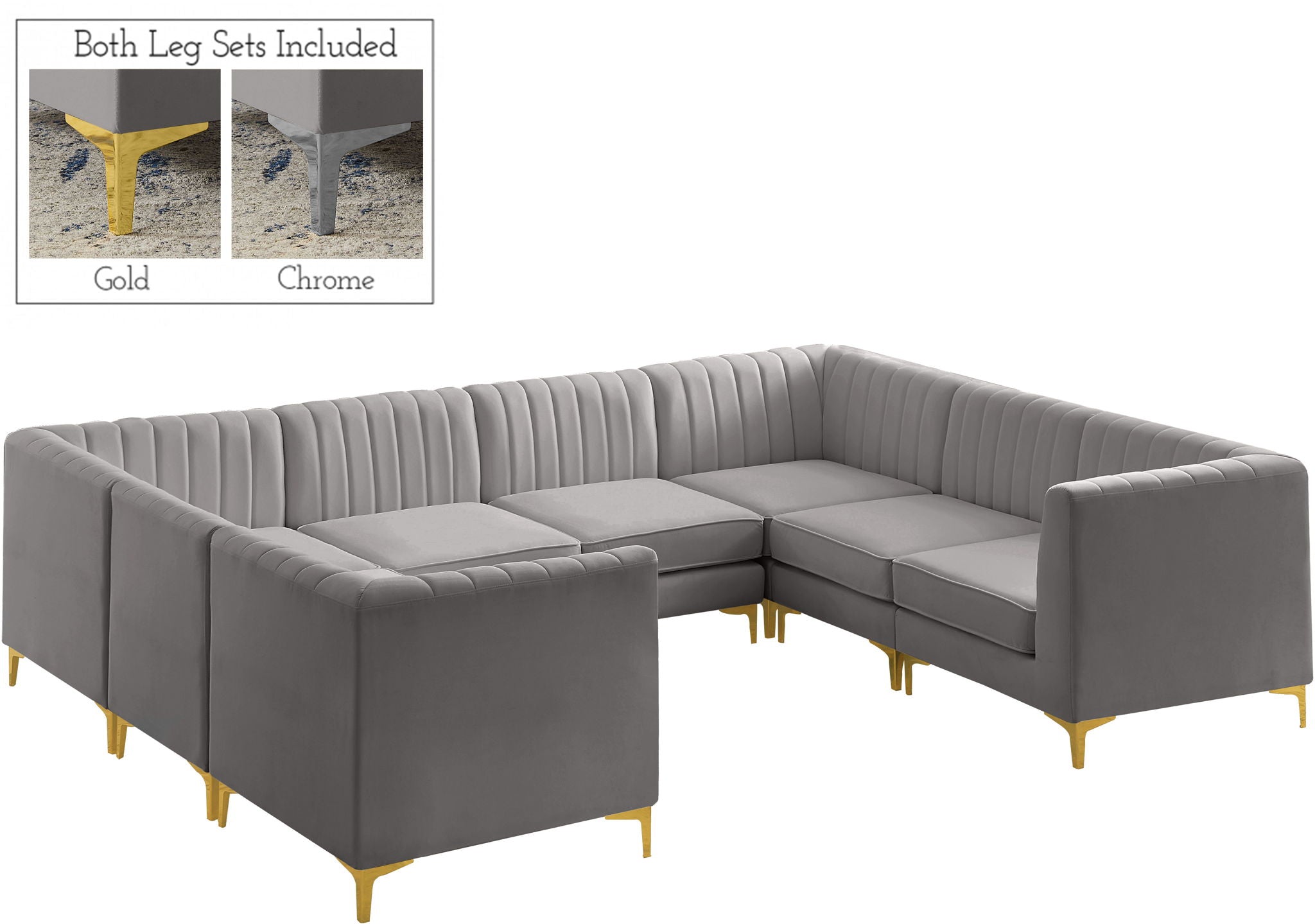 Alina - 8 Piece Modular Sectional - Best Buy Furniture