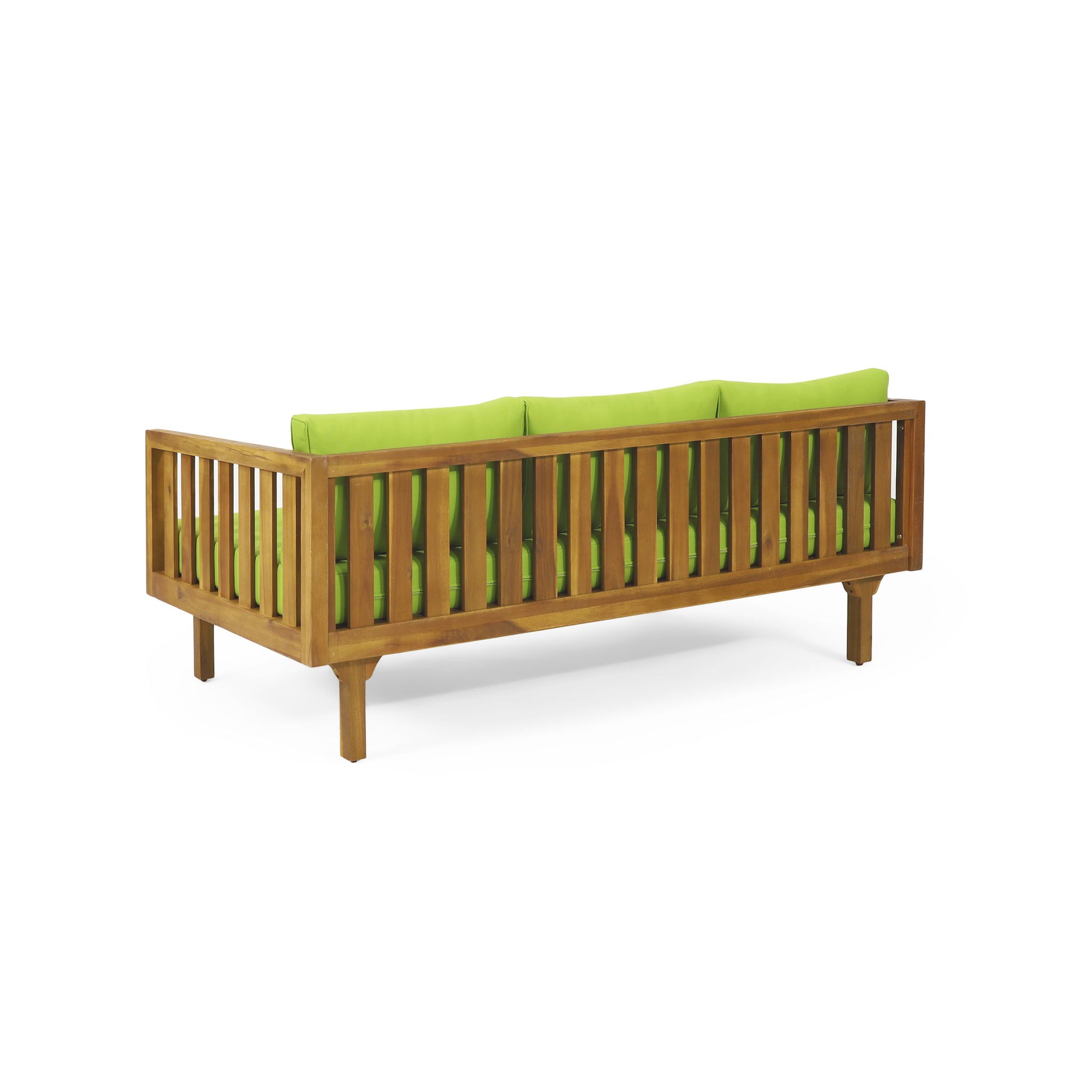 Claremont - 3 Seater Daybed Teak Acacia Wood Water Resistant Cushions - Best Buy Furniture