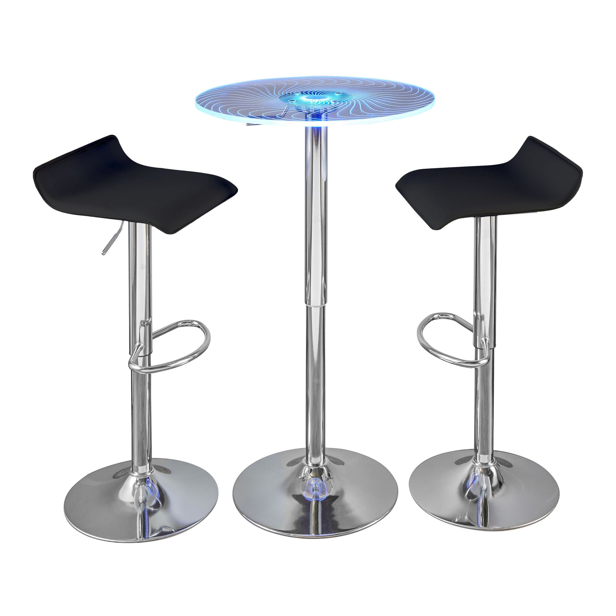 Spyra Ale - 3 Piece Contemporary Adjustable Bar With Up Set - Best Buy Furniture