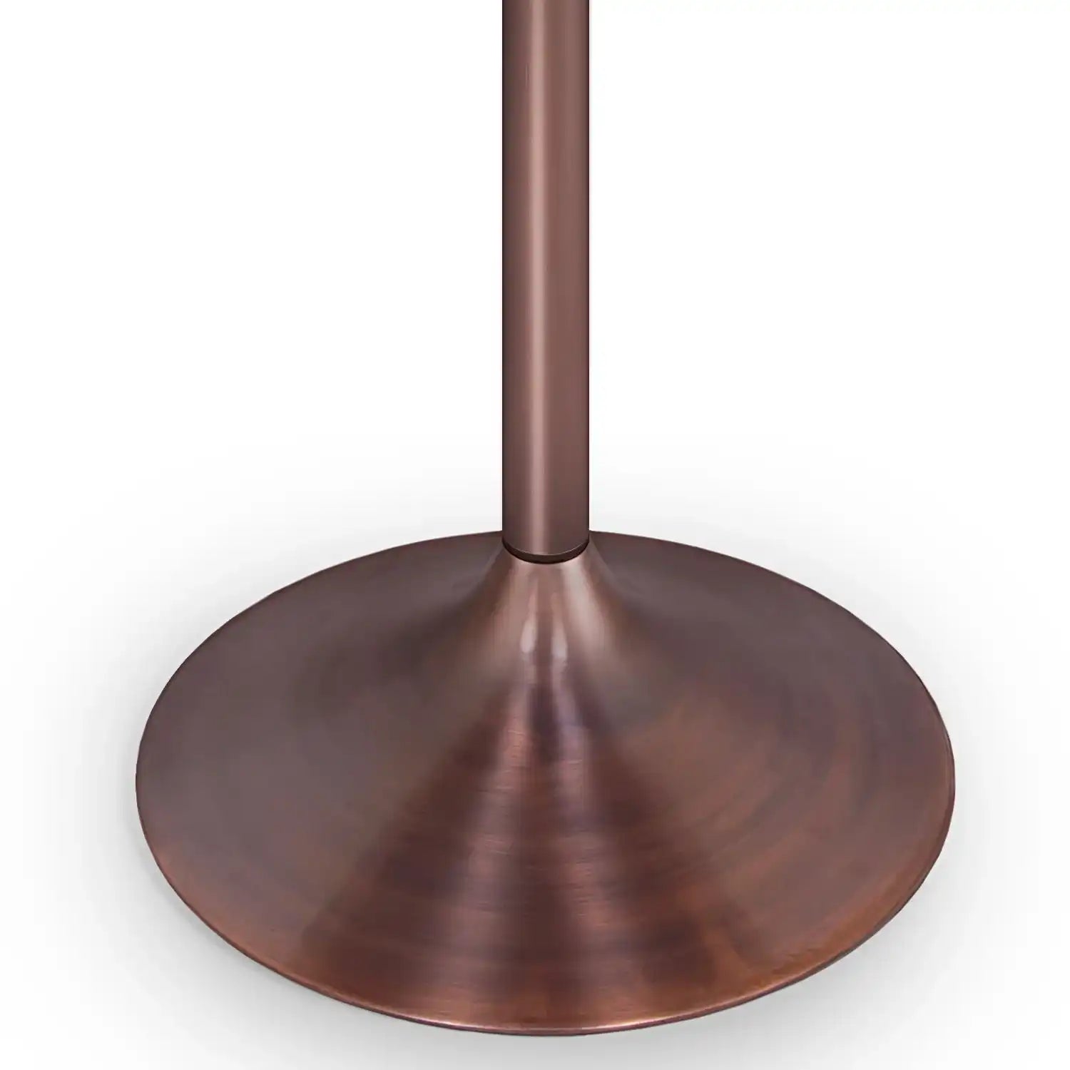 Osborne - Round Dining Table - White / Copper - Best Buy Furniture