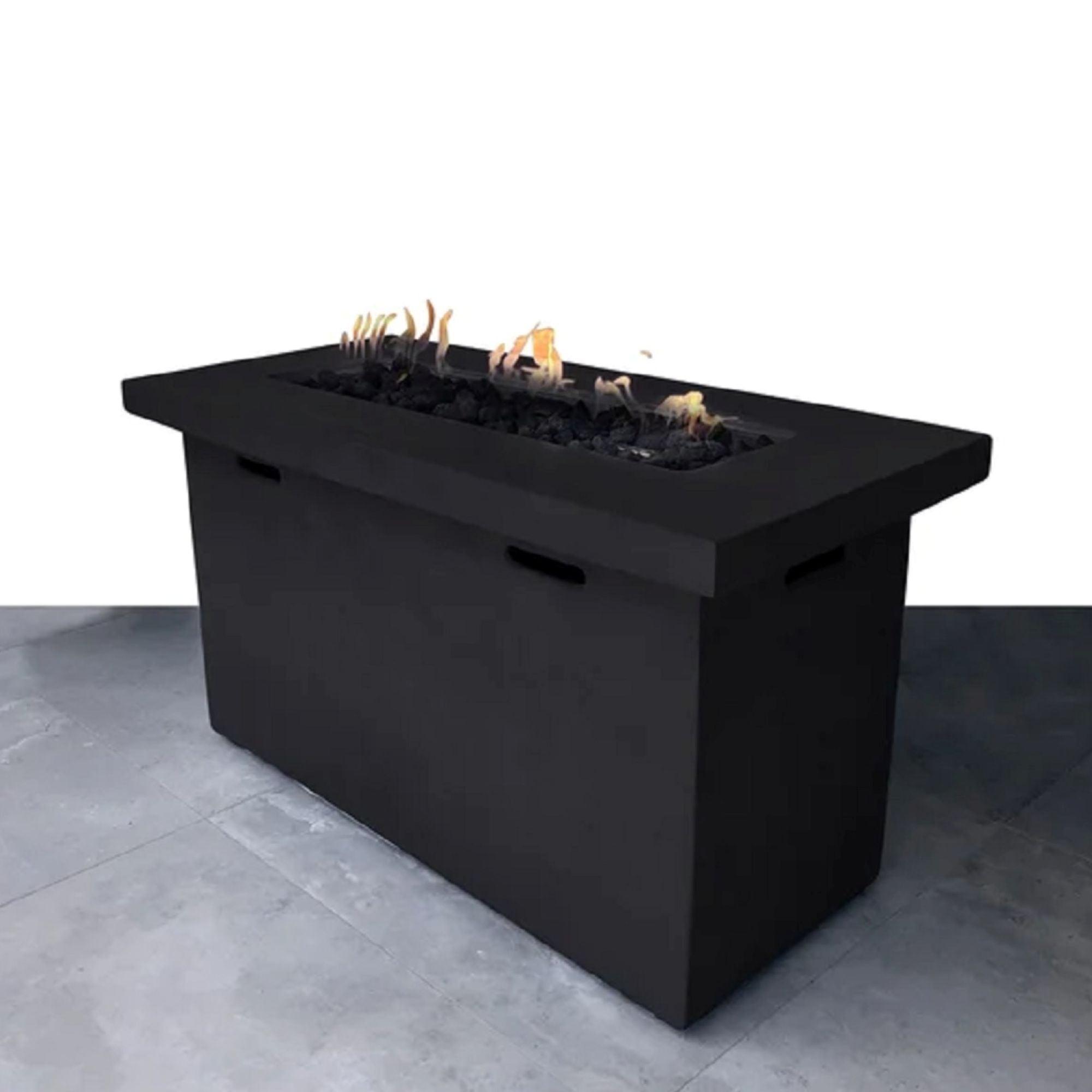 Reinforced - Propane Outdoor Fire Pit Table - Best Buy Furniture