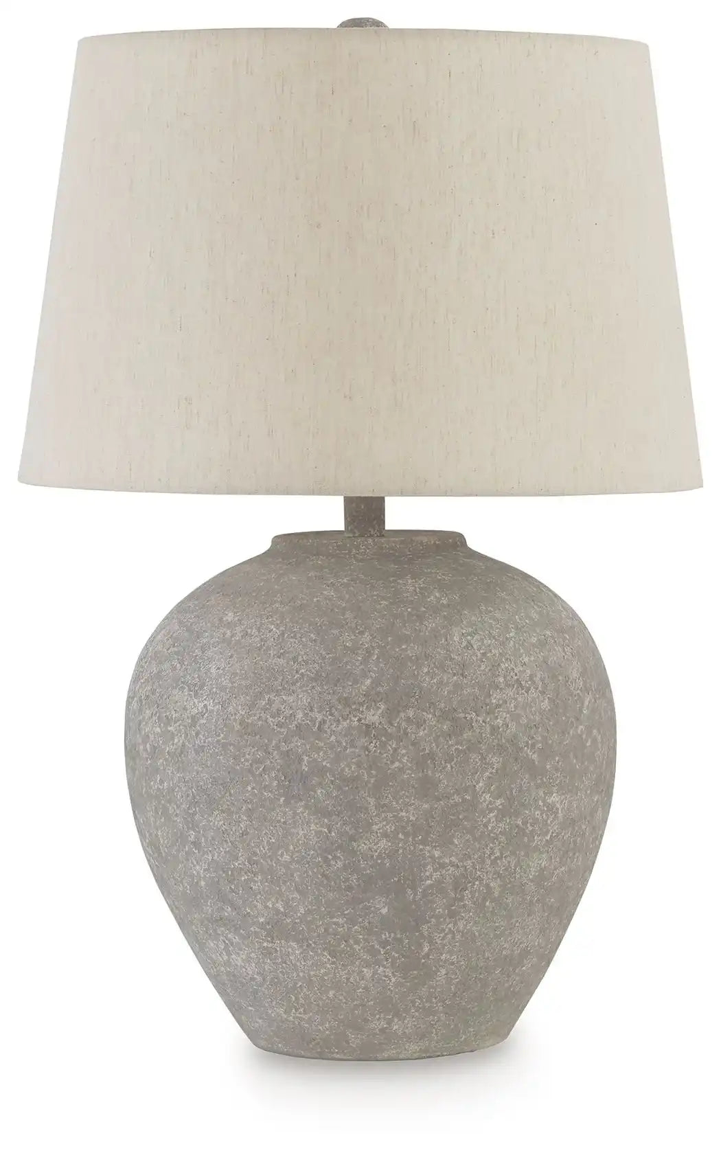 Dreward - Paper Table Lamp - Distressed Gray - Best Buy Furniture