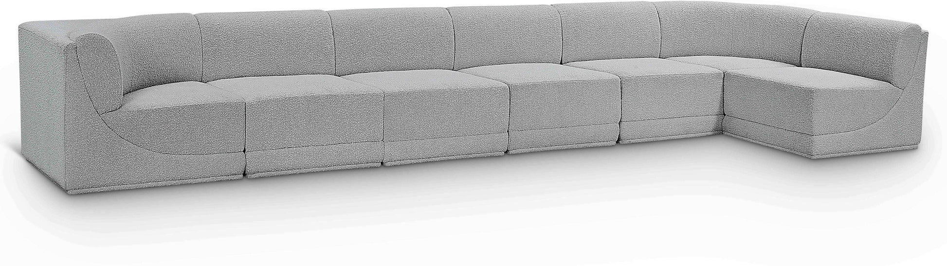 Ollie - 7 Piece Modular Sectional - Best Buy Furniture