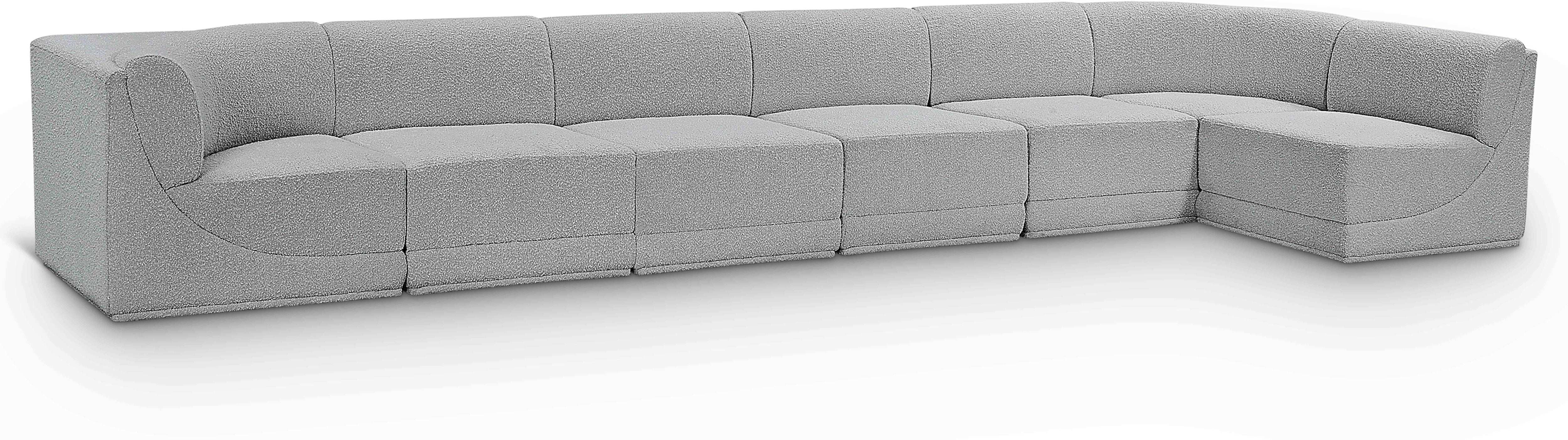 Ollie - 7 Piece Modular Sectional - Best Buy Furniture