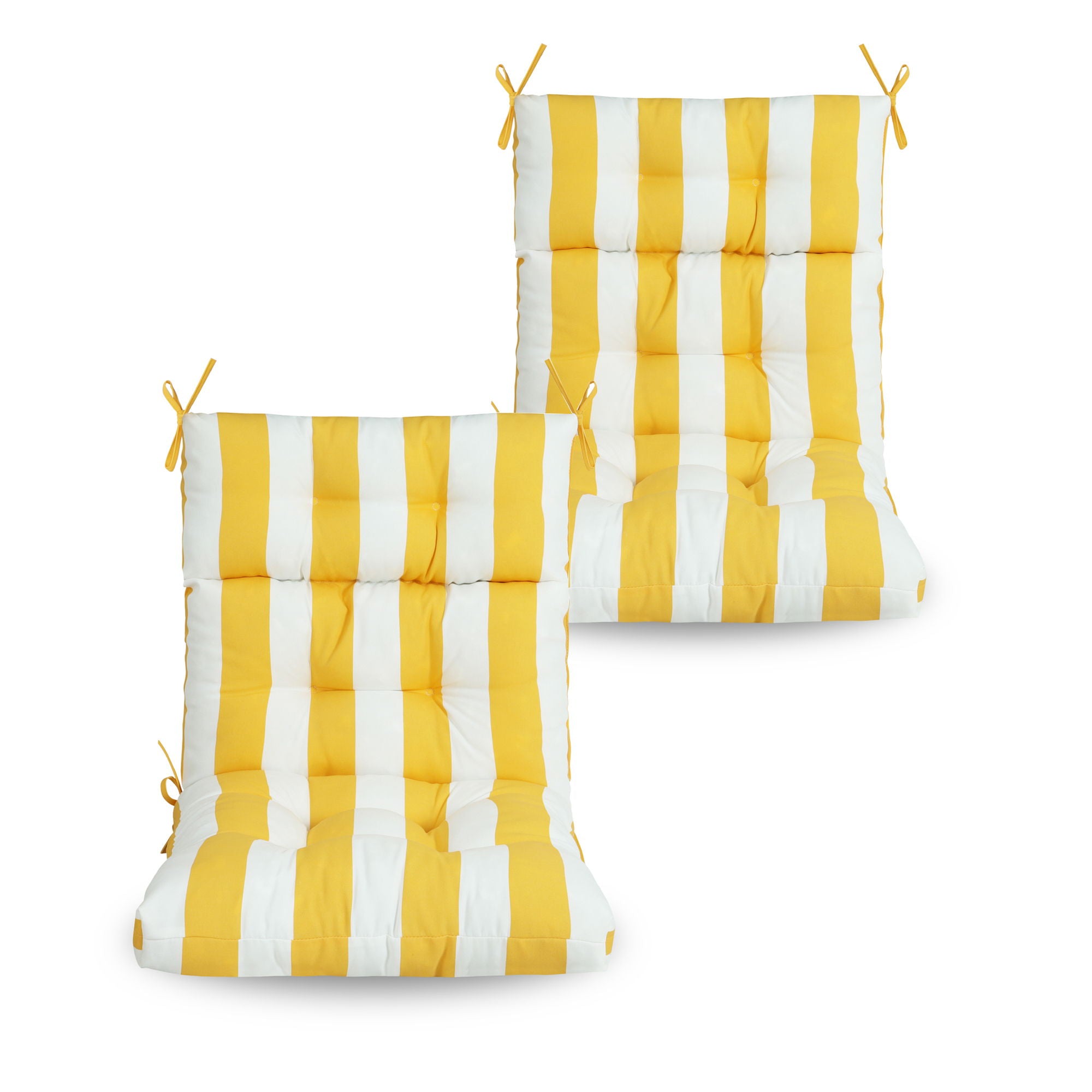 2 Piece High Back Patio Chair Cushion Set, Tufted Adirondack And Rocking Chair Cushions - Best Buy Furniture