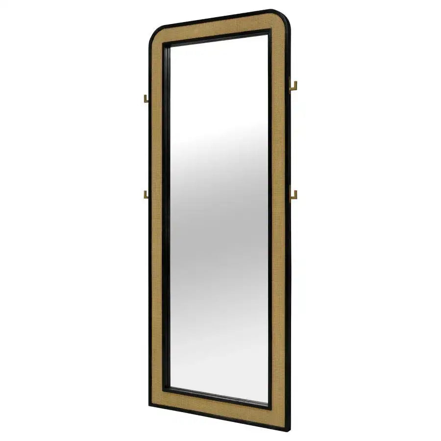 Arini - Cane Weave Full Length Standing Floor Mirror - Best Buy Furniture