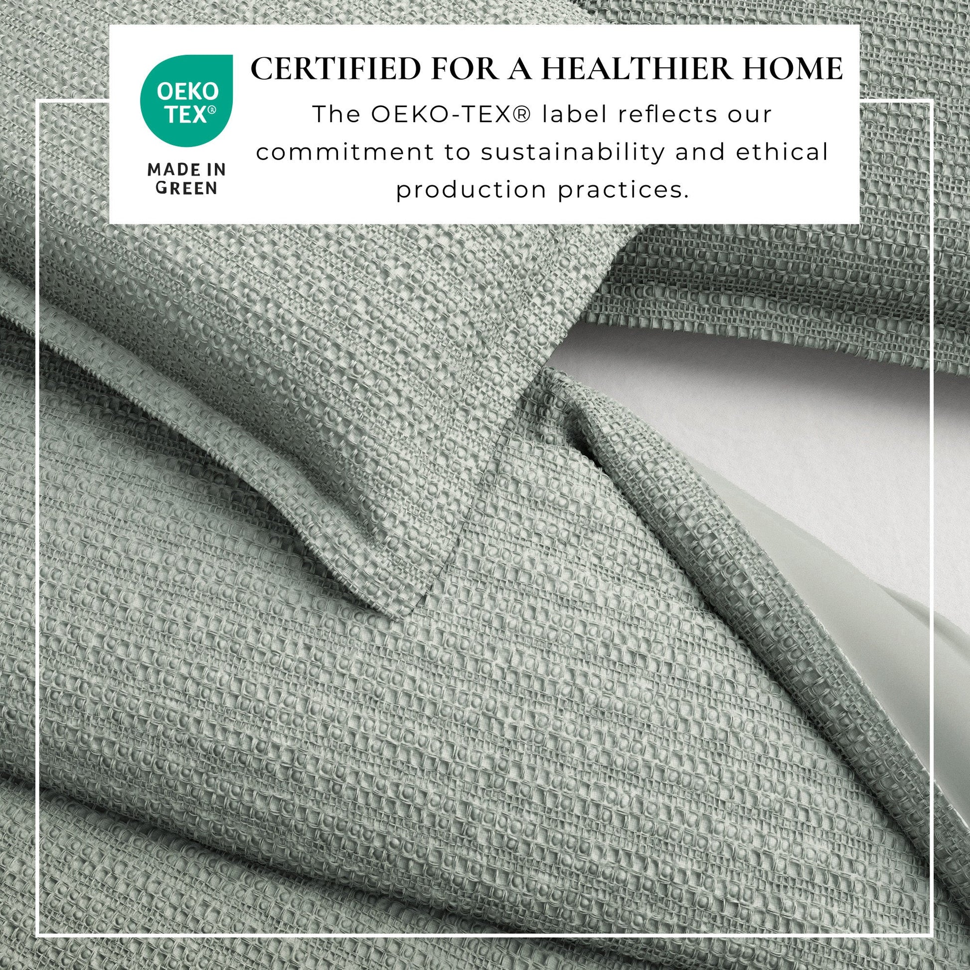 100% Cotton Honeycomb Waffle Duvet Set - Mattea Collection - Best Buy Furniture