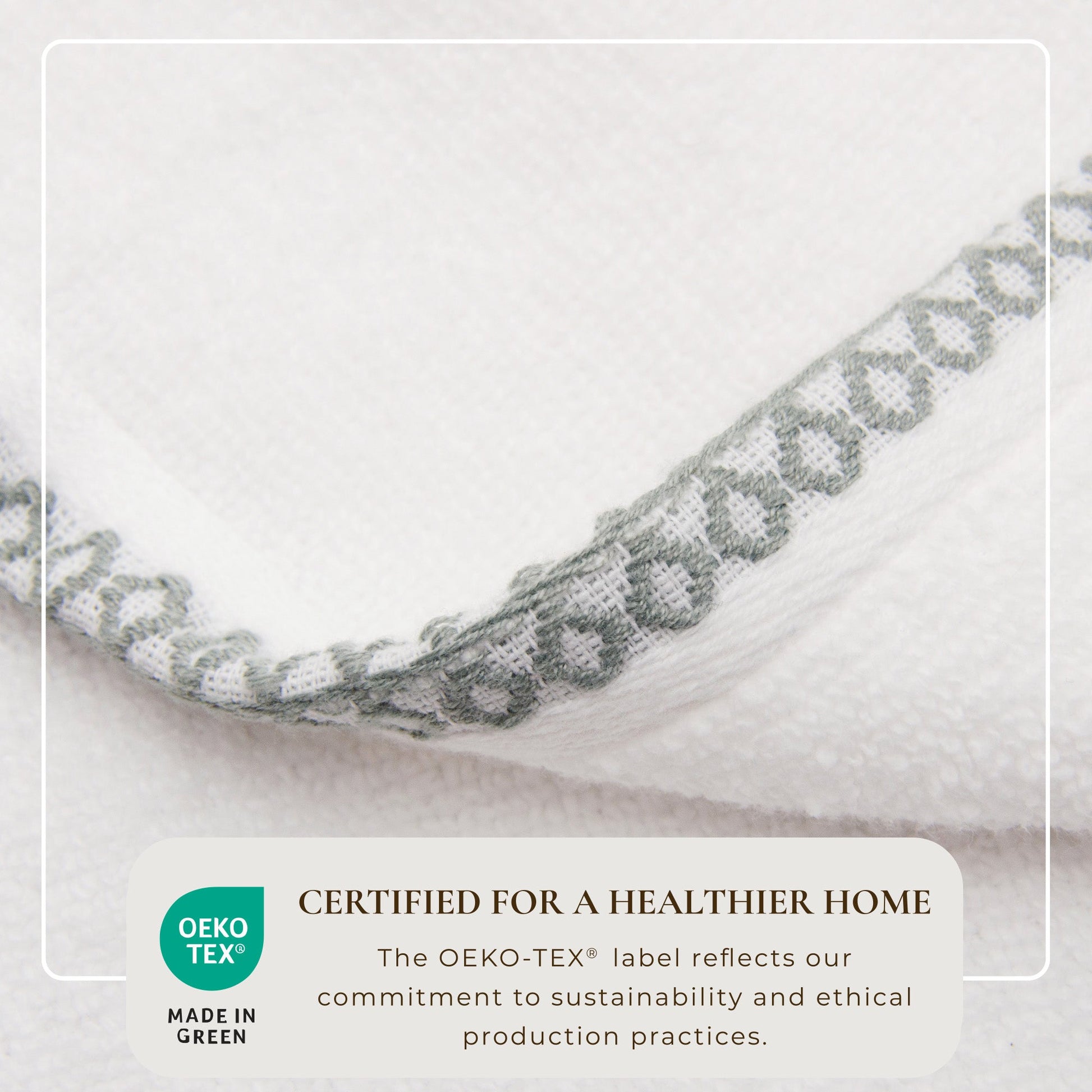 Cotton Border-Stitched 6-Piece Towel Set - Valery Collection - Best Buy Furniture