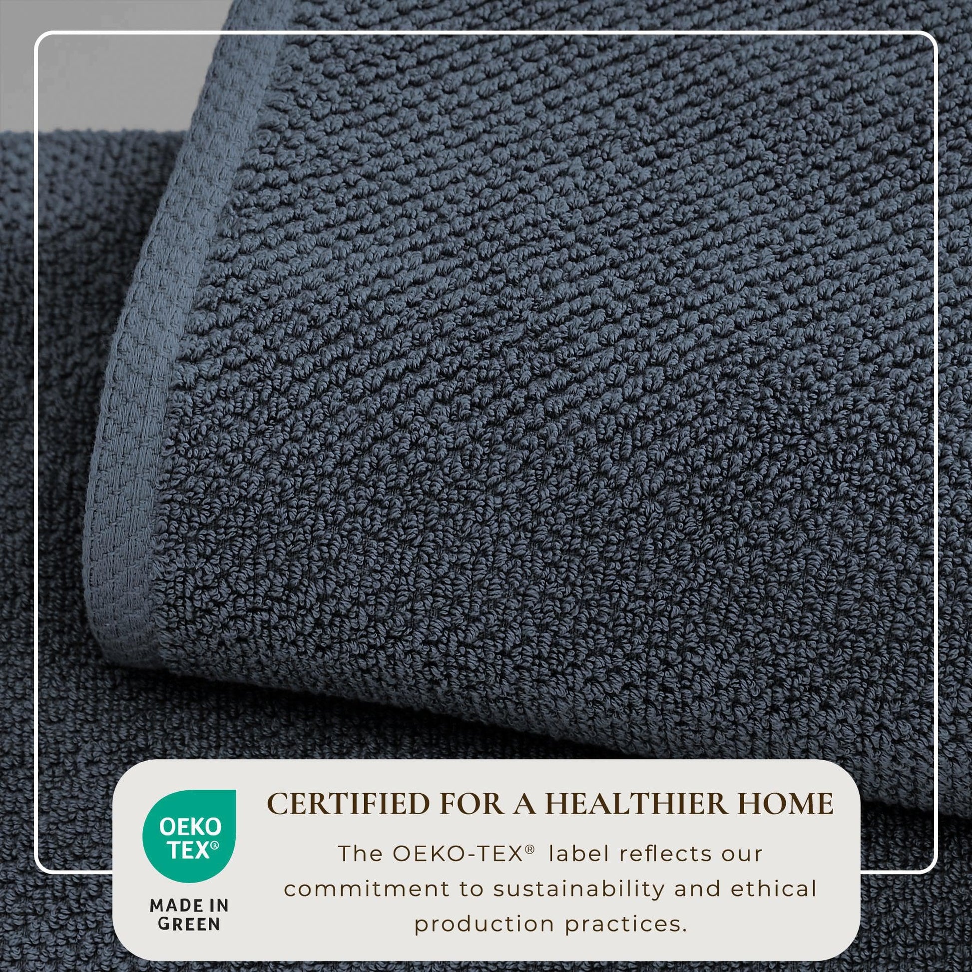 Cotton Textured Bath Towel Set - Acacia Collection - Best Buy Furniture