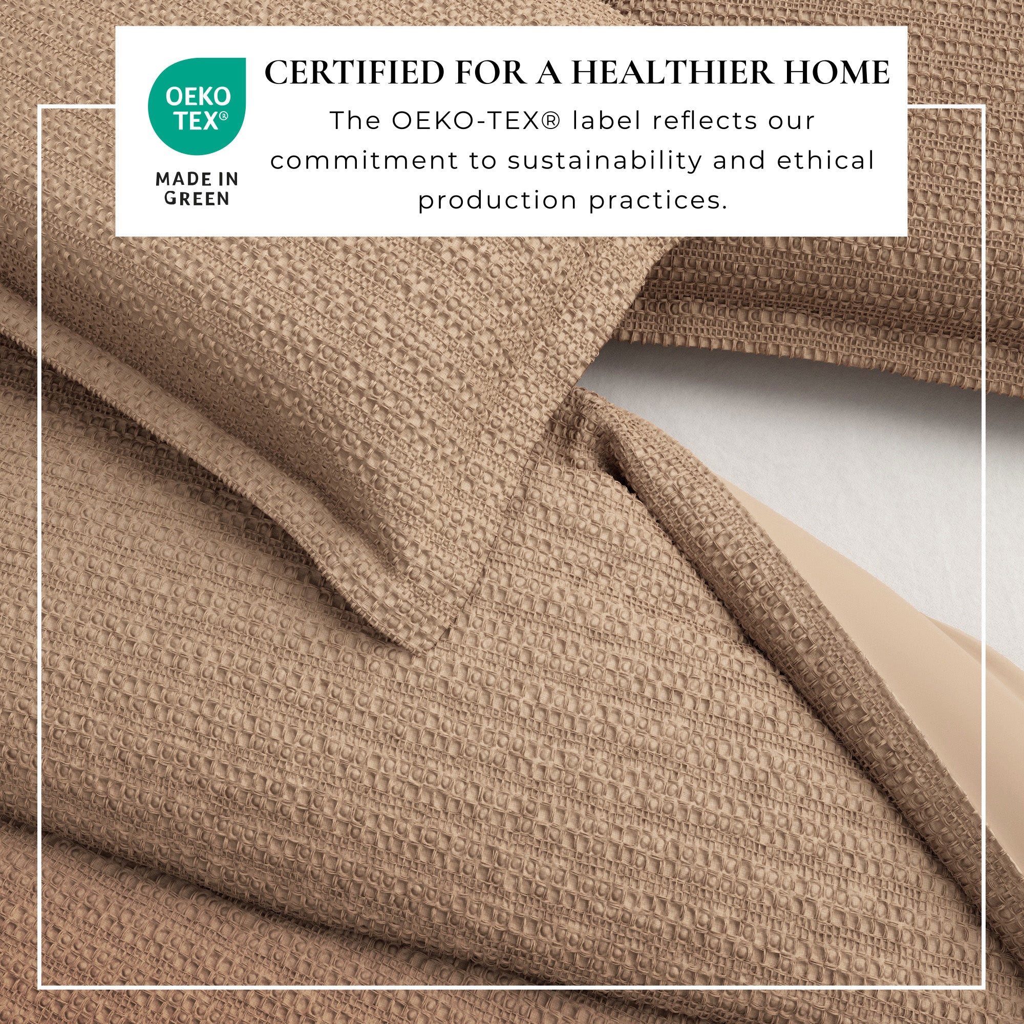 100% Cotton Honeycomb Waffle Duvet Set - Mattea Collection - Best Buy Furniture