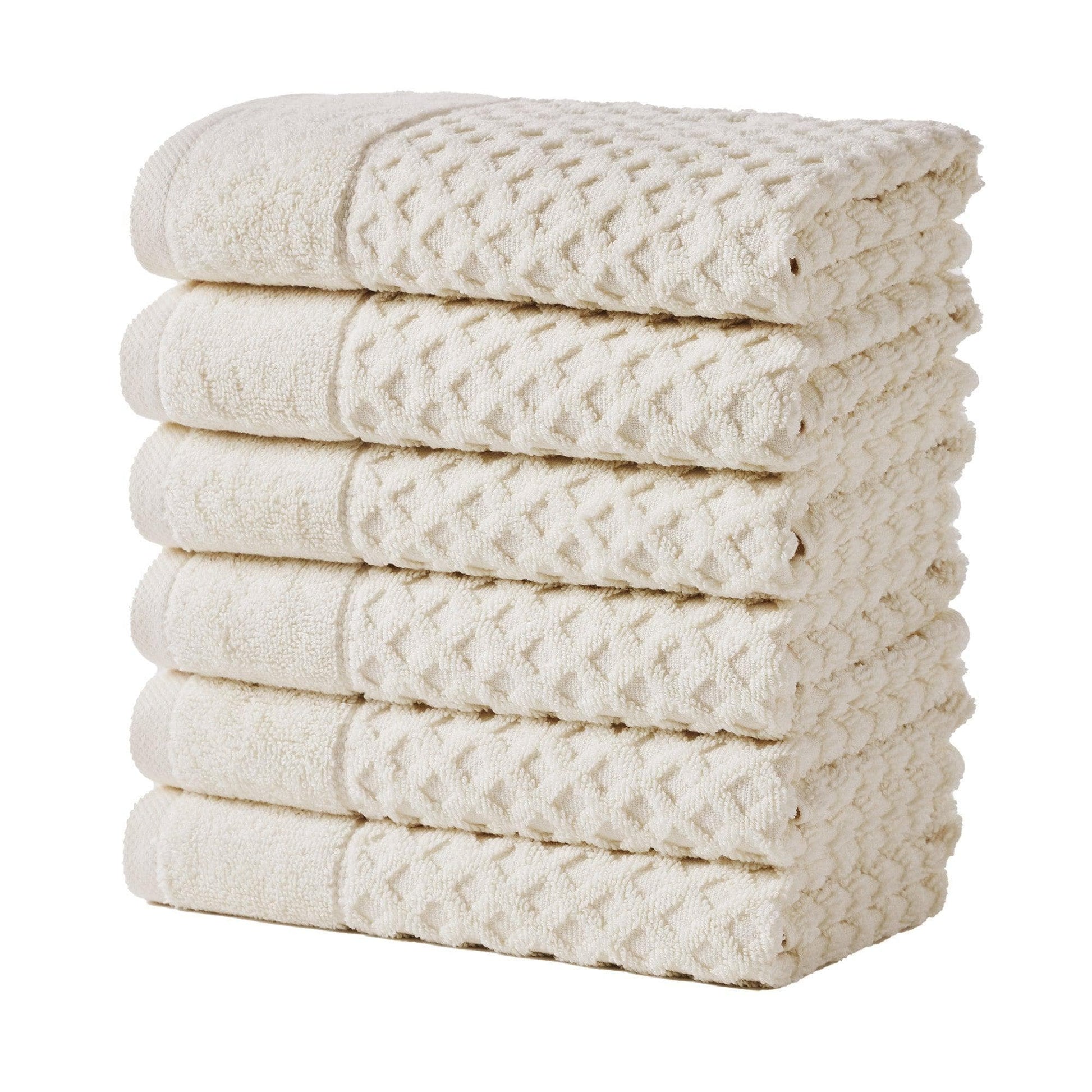 Cotton Diamond Waffle Weave Bath Towel Set - Grayson Collection - Best Buy Furniture