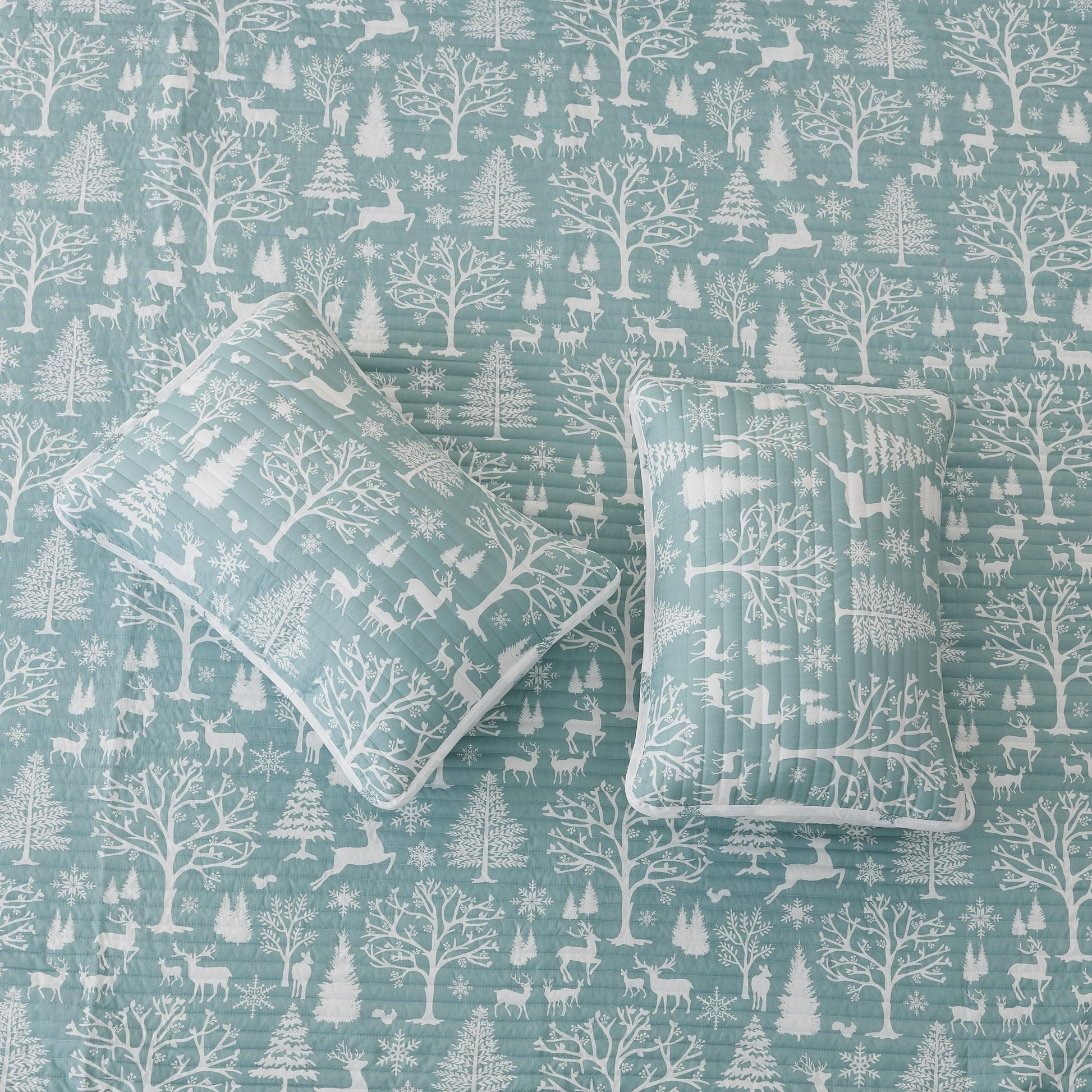 3 Piece Lodge Woods Quilt - Winter Solstice Collection - Best Buy Furniture