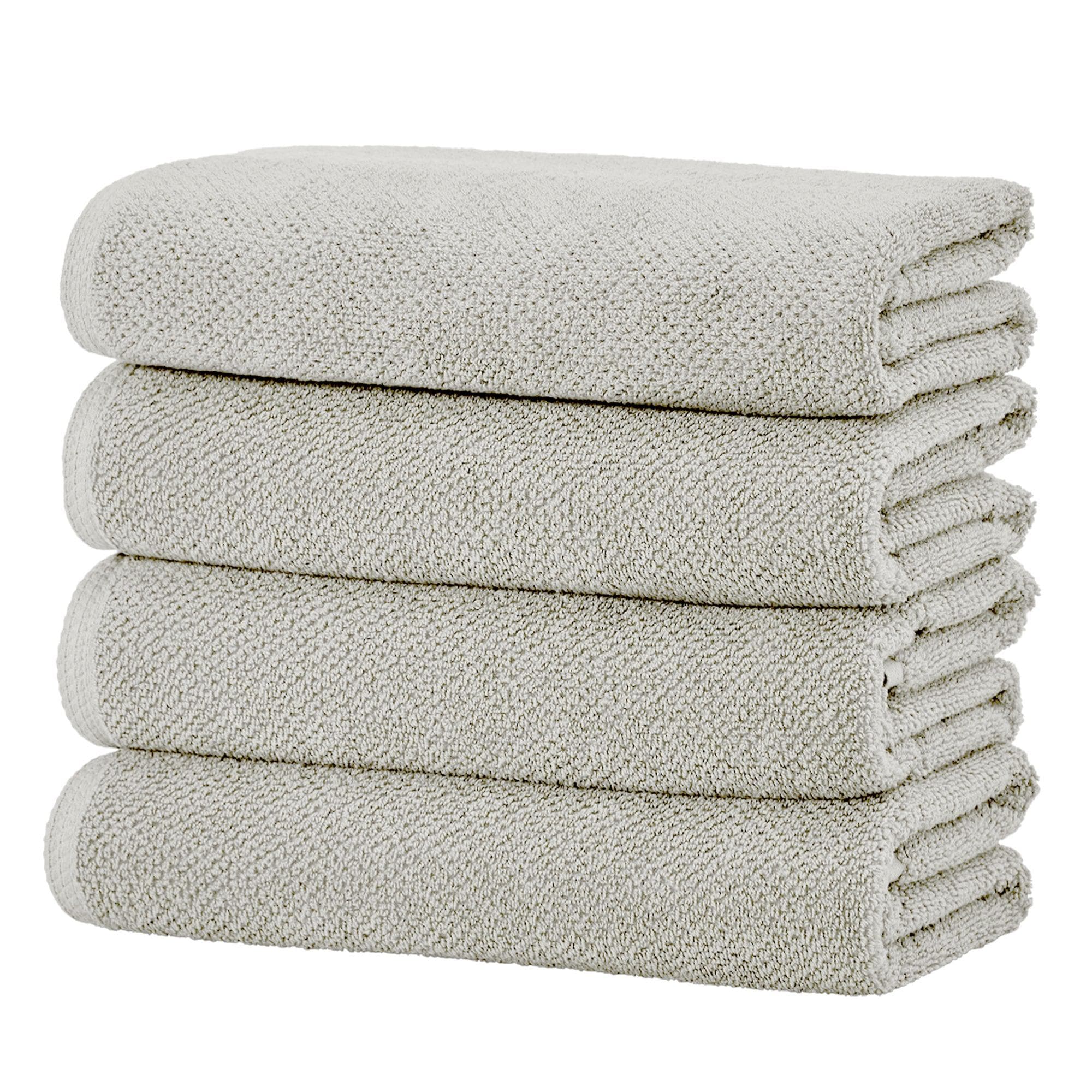 Cotton Textured Bath Towel Set - Acacia Collection - Best Buy Furniture