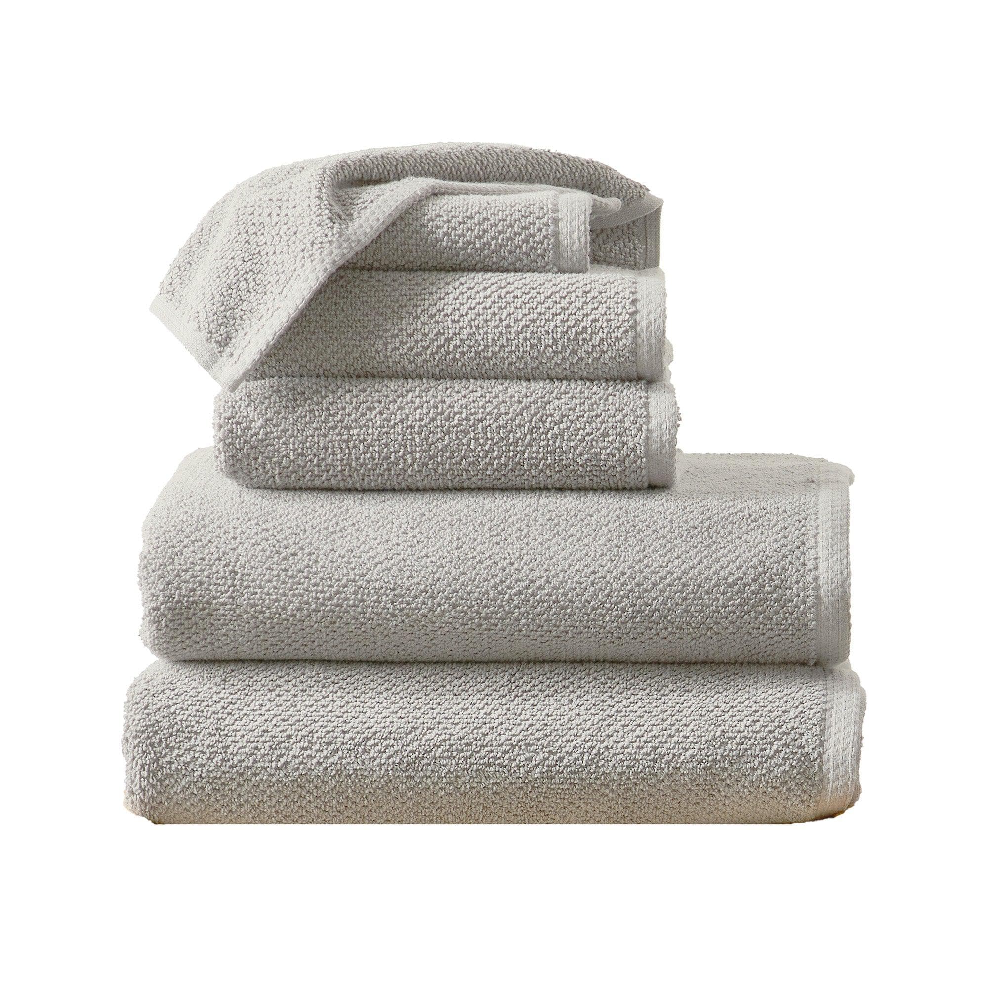 Cotton Textured Bath Towel Set - Acacia Collection - Best Buy Furniture