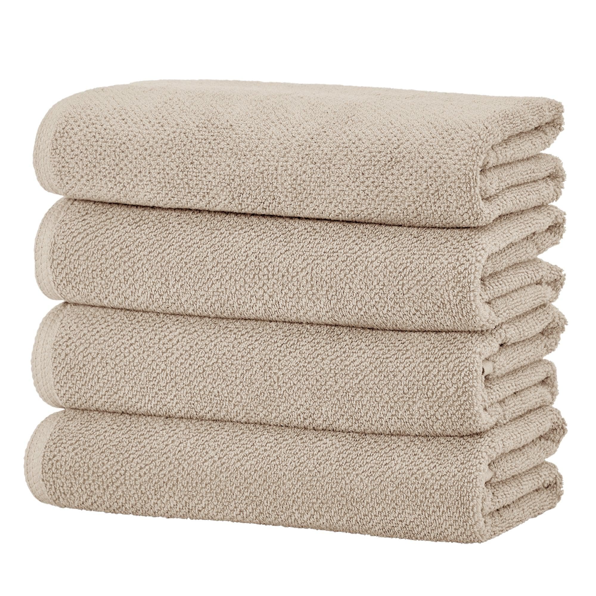 Cotton Textured Bath Towel Set - Acacia Collection - Best Buy Furniture