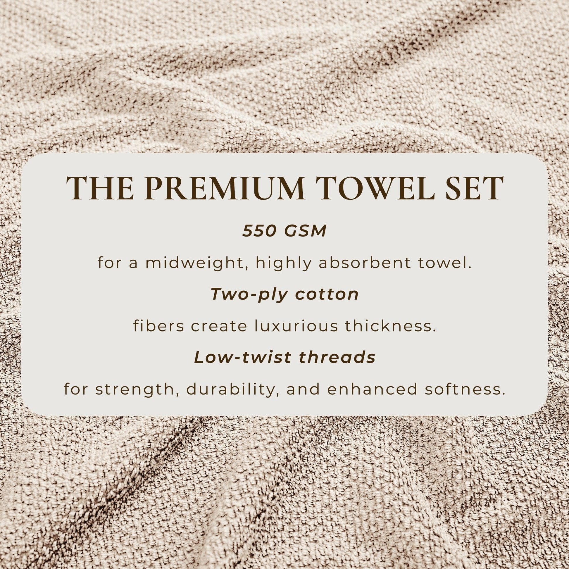 Cotton Textured Bath Towel Set - Acacia Collection - Best Buy Furniture