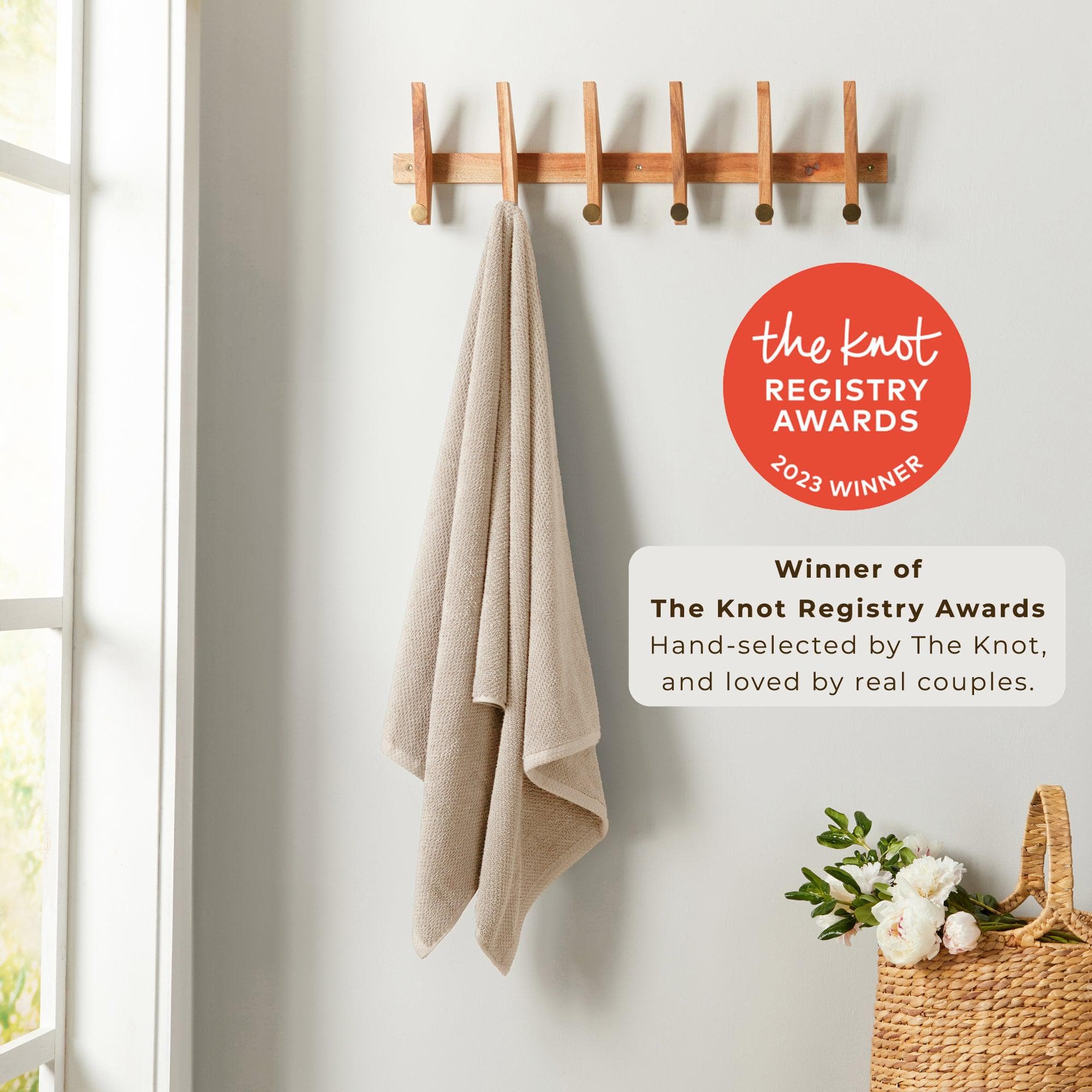 Cotton Textured Bath Towel Set - Acacia Collection - Best Buy Furniture