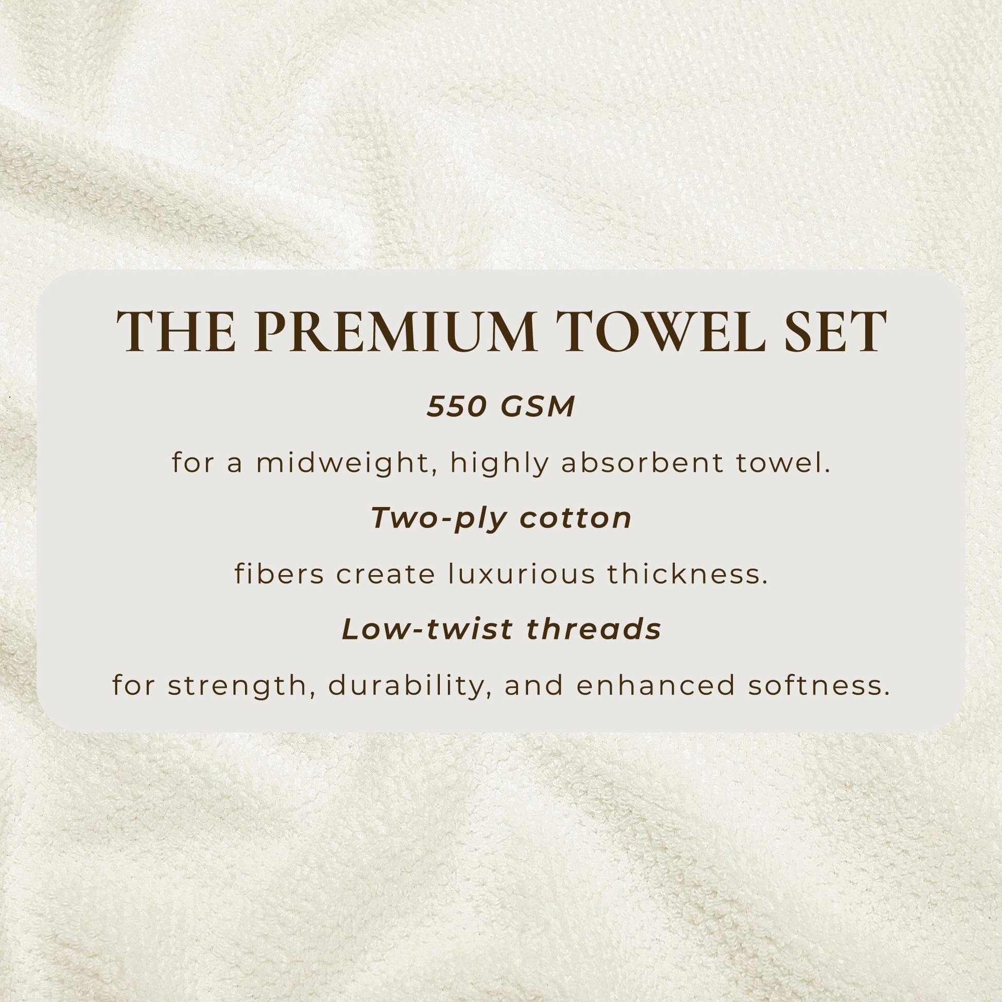 Cotton Textured Bath Towel Set - Acacia Collection - Best Buy Furniture