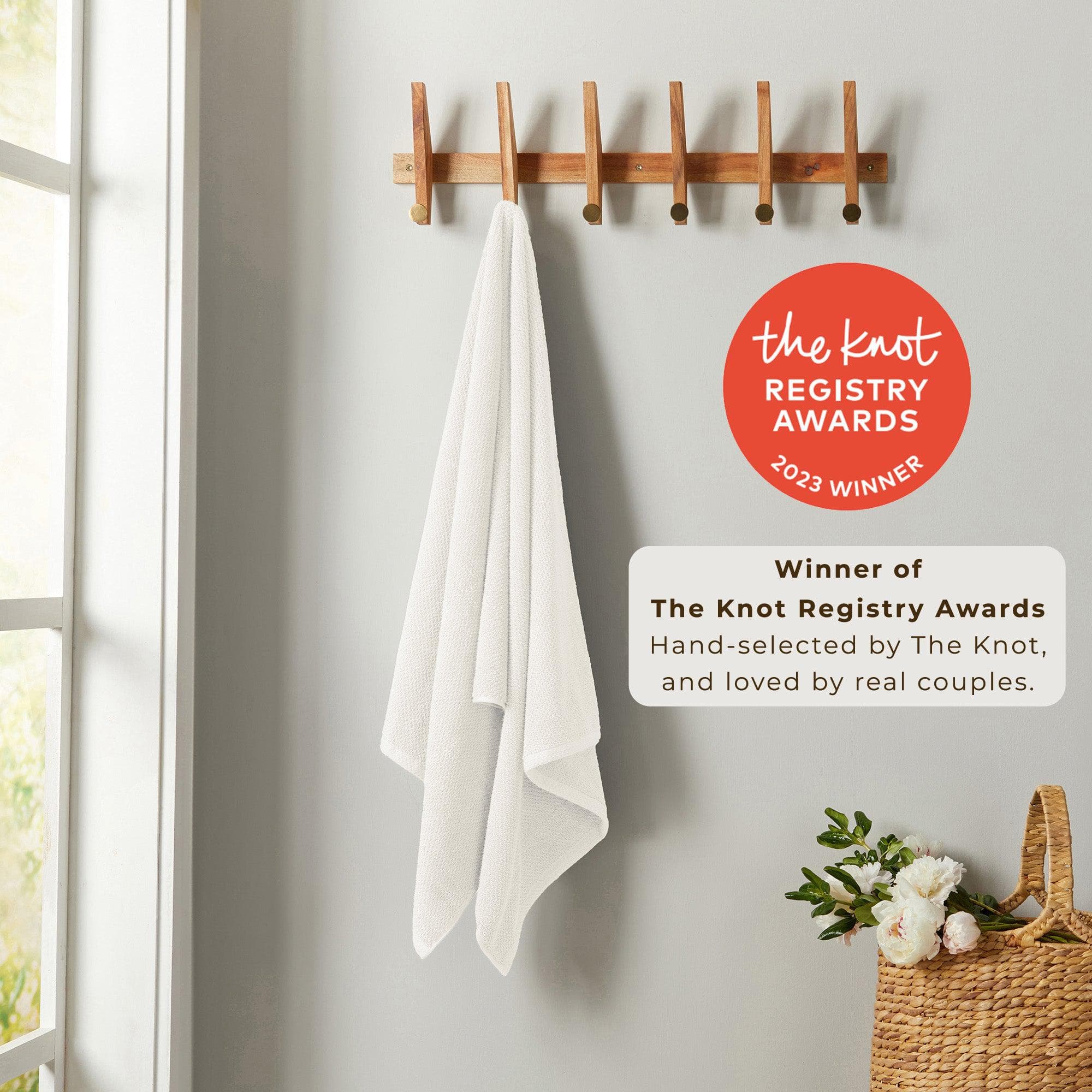 Cotton Textured Bath Towel Set - Acacia Collection - Best Buy Furniture