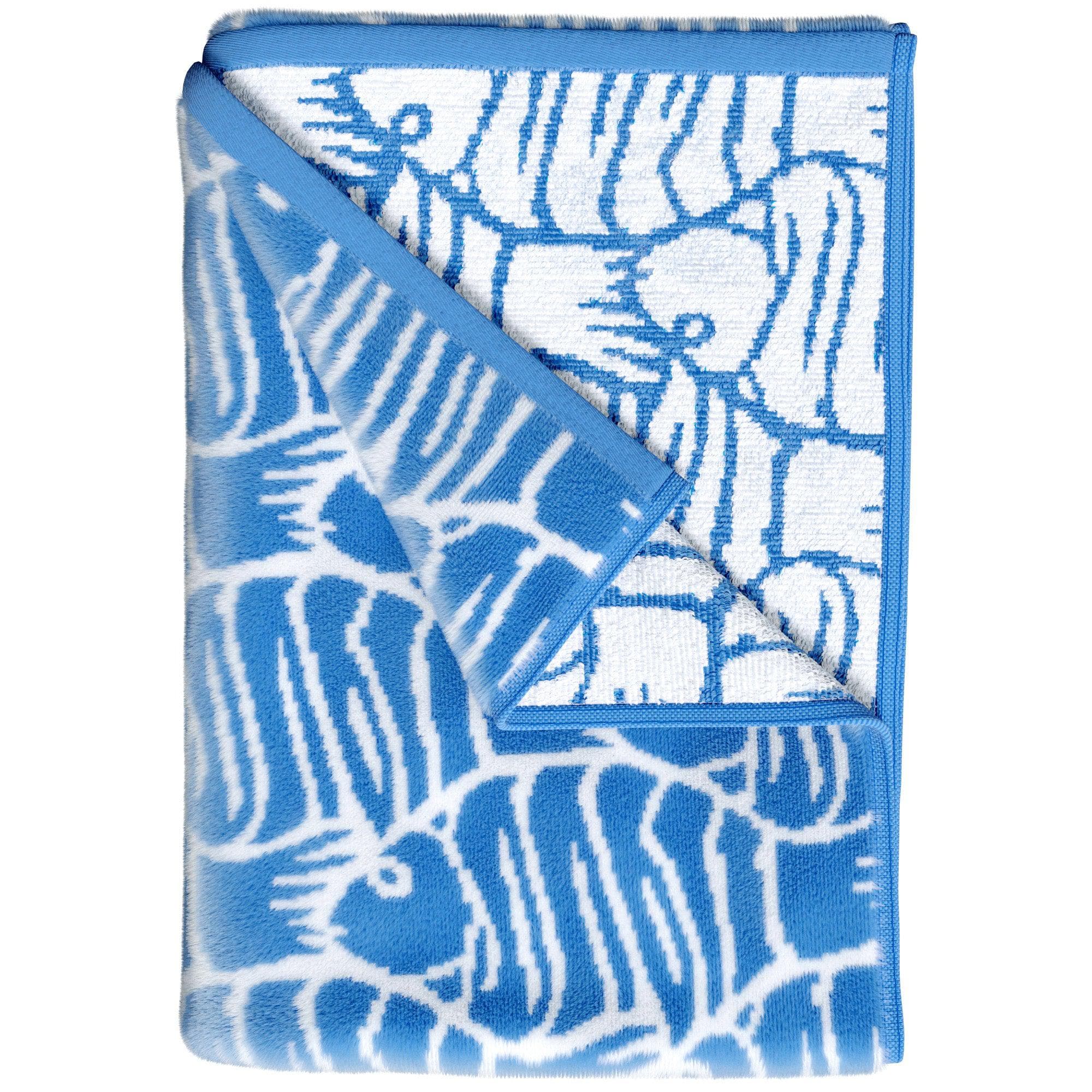 Oversized Retro Printed Beach Towel - St. Barts Collection - Best Buy Furniture
