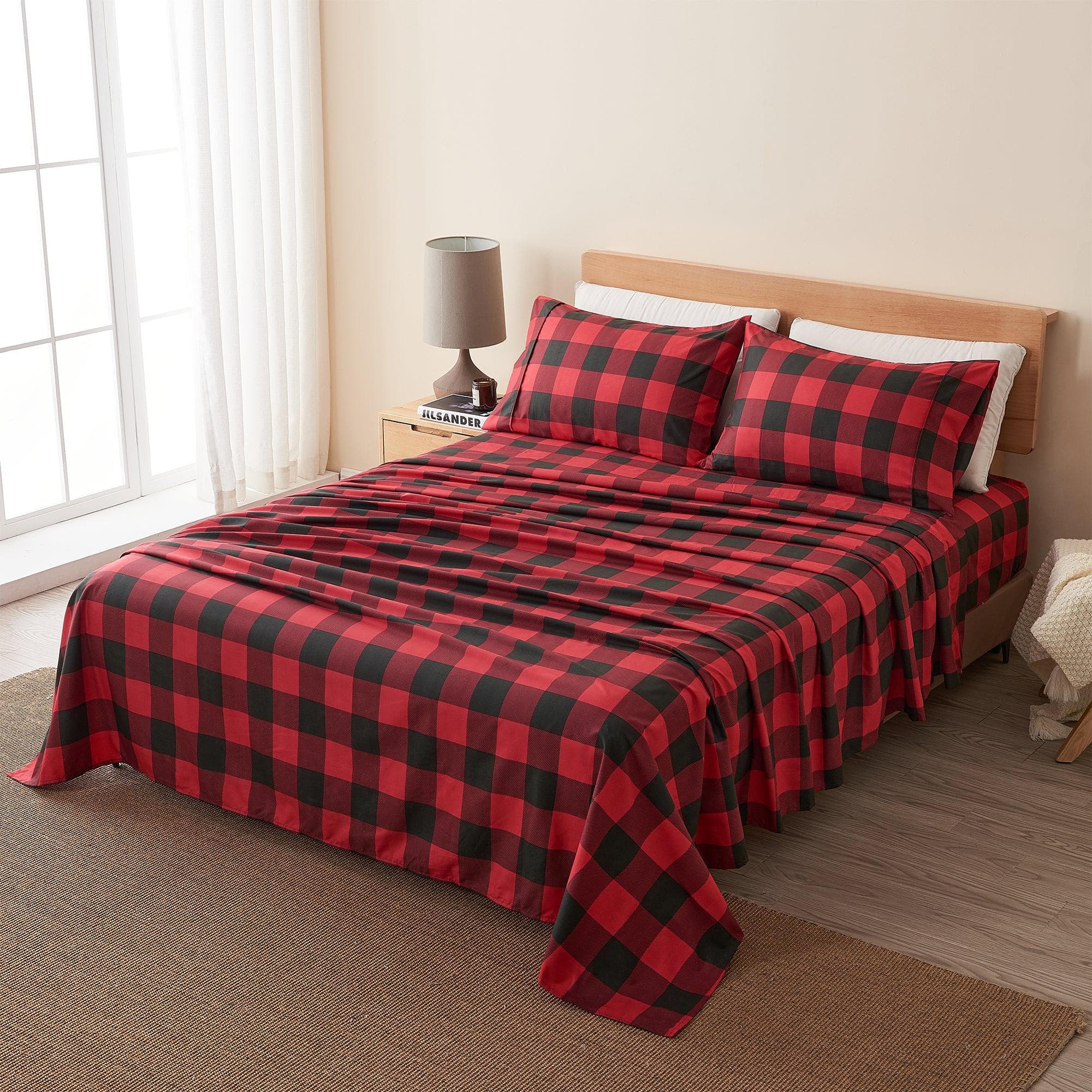 4 Piece Microfiber Sheet Set - Baylor Collection - Best Buy Furniture