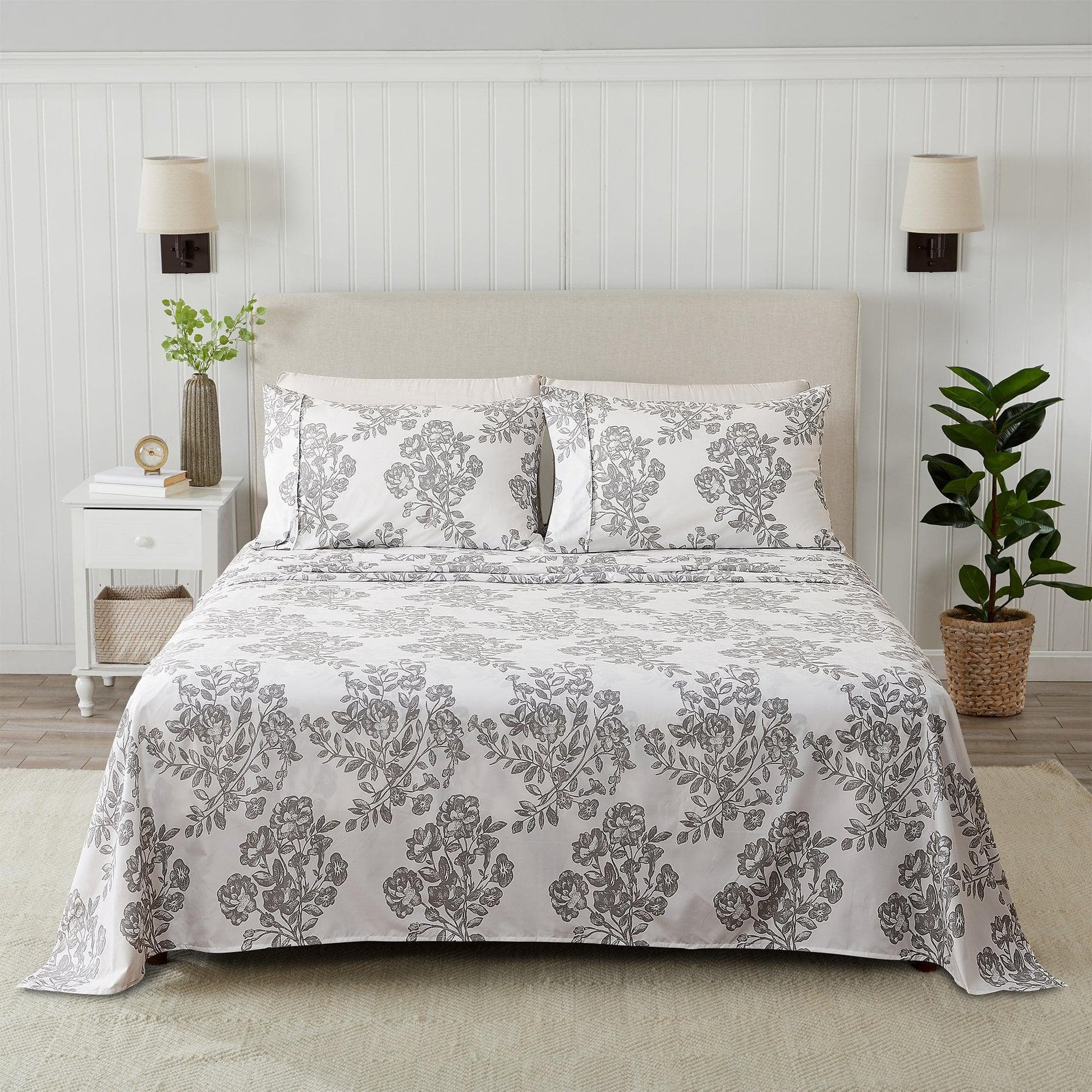 4 Piece Microfiber Sheet Set - Baylor Collection - Best Buy Furniture