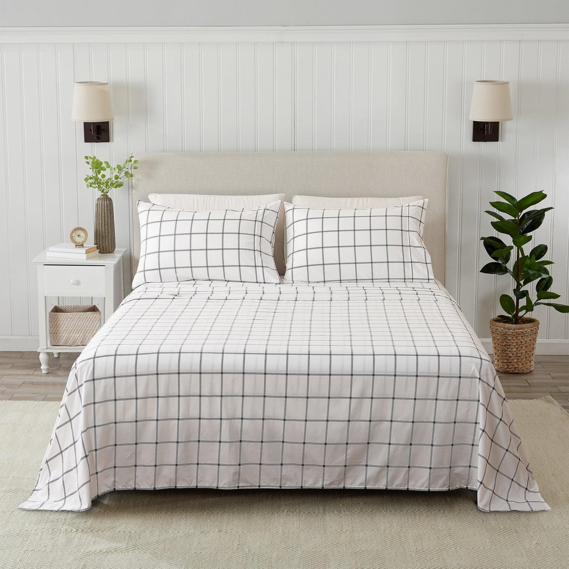 4 Piece Microfiber Sheet Set - Baylor Collection - Best Buy Furniture