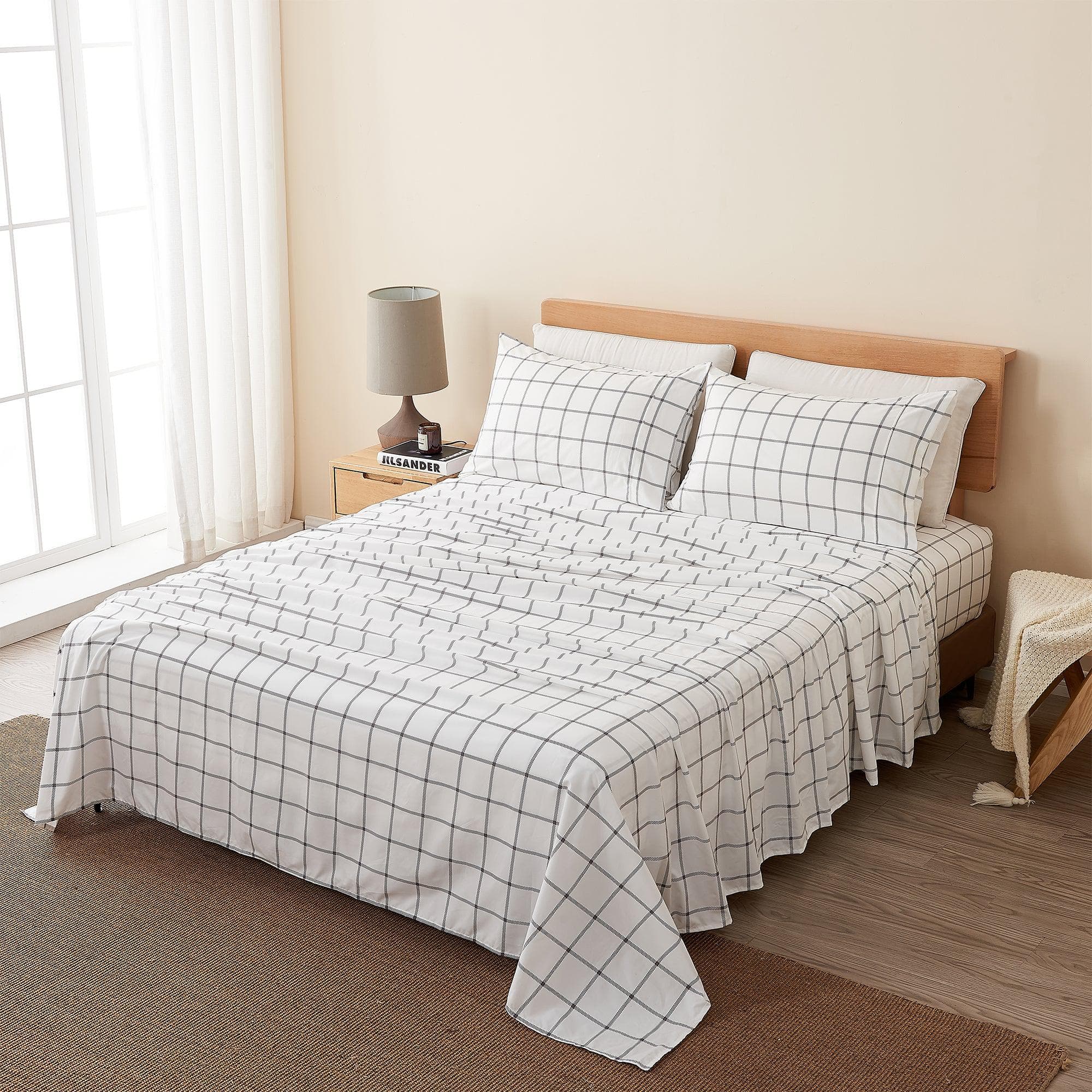 4 Piece Microfiber Sheet Set - Baylor Collection - Best Buy Furniture