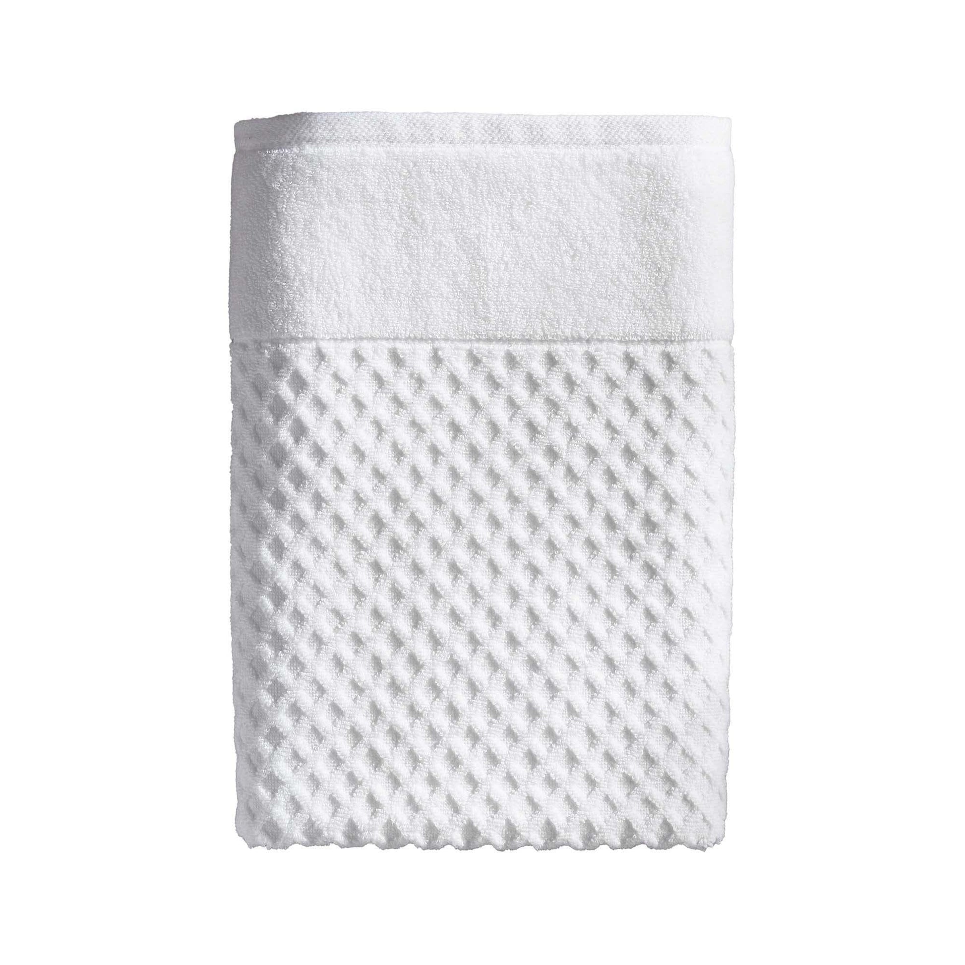 Cotton Diamond Waffle Weave Bath Towel Set - Grayson Collection - Best Buy Furniture