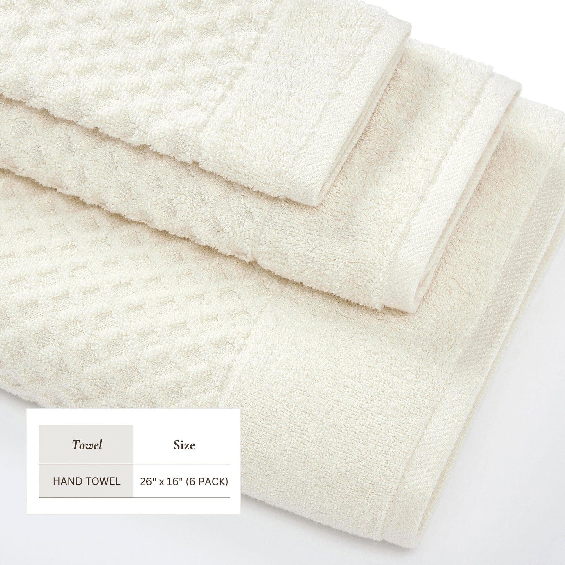 Cotton Diamond Waffle Weave Bath Towel Set - Grayson Collection - Best Buy Furniture