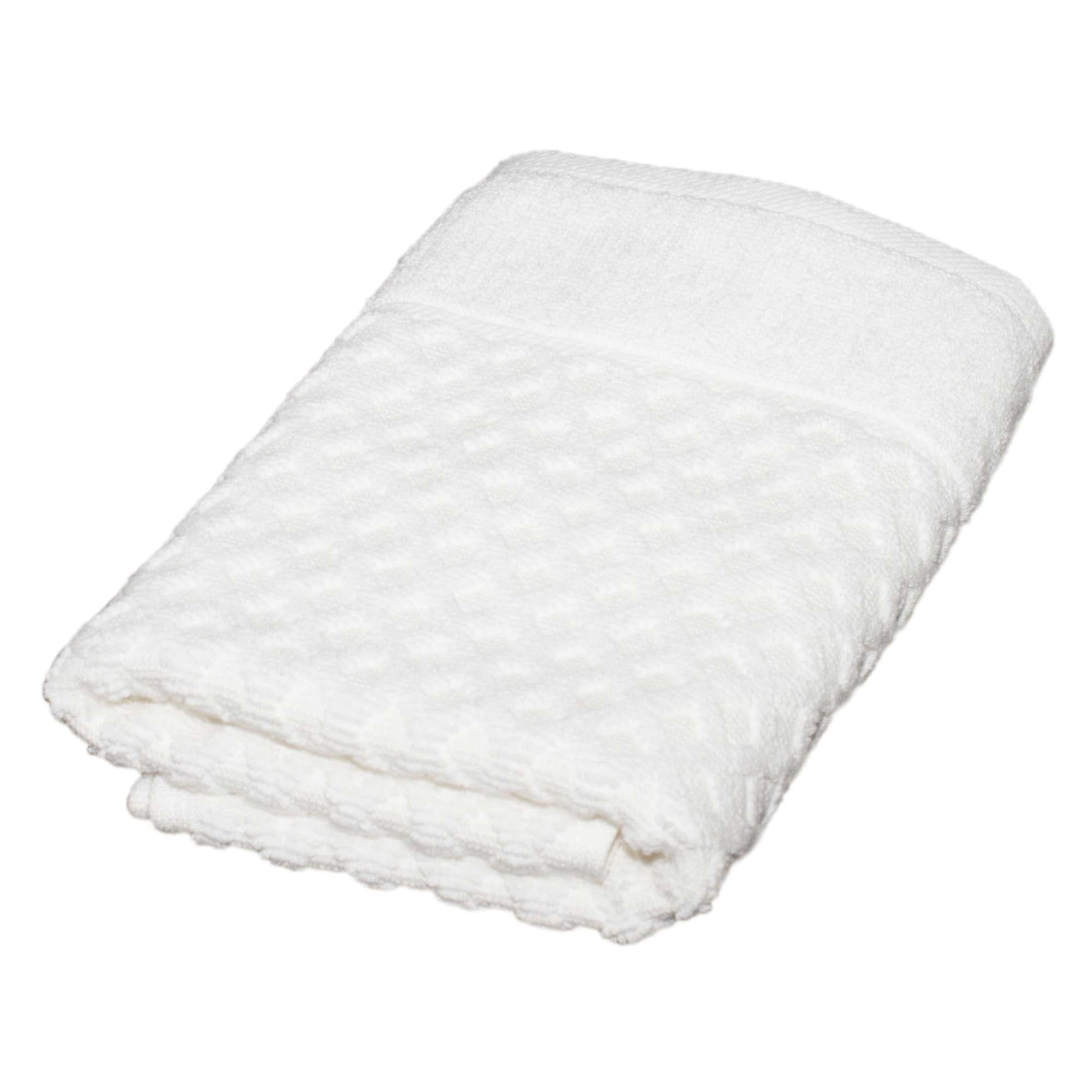 Cotton Diamond Waffle Weave Bath Towel Set - Grayson Collection - Best Buy Furniture