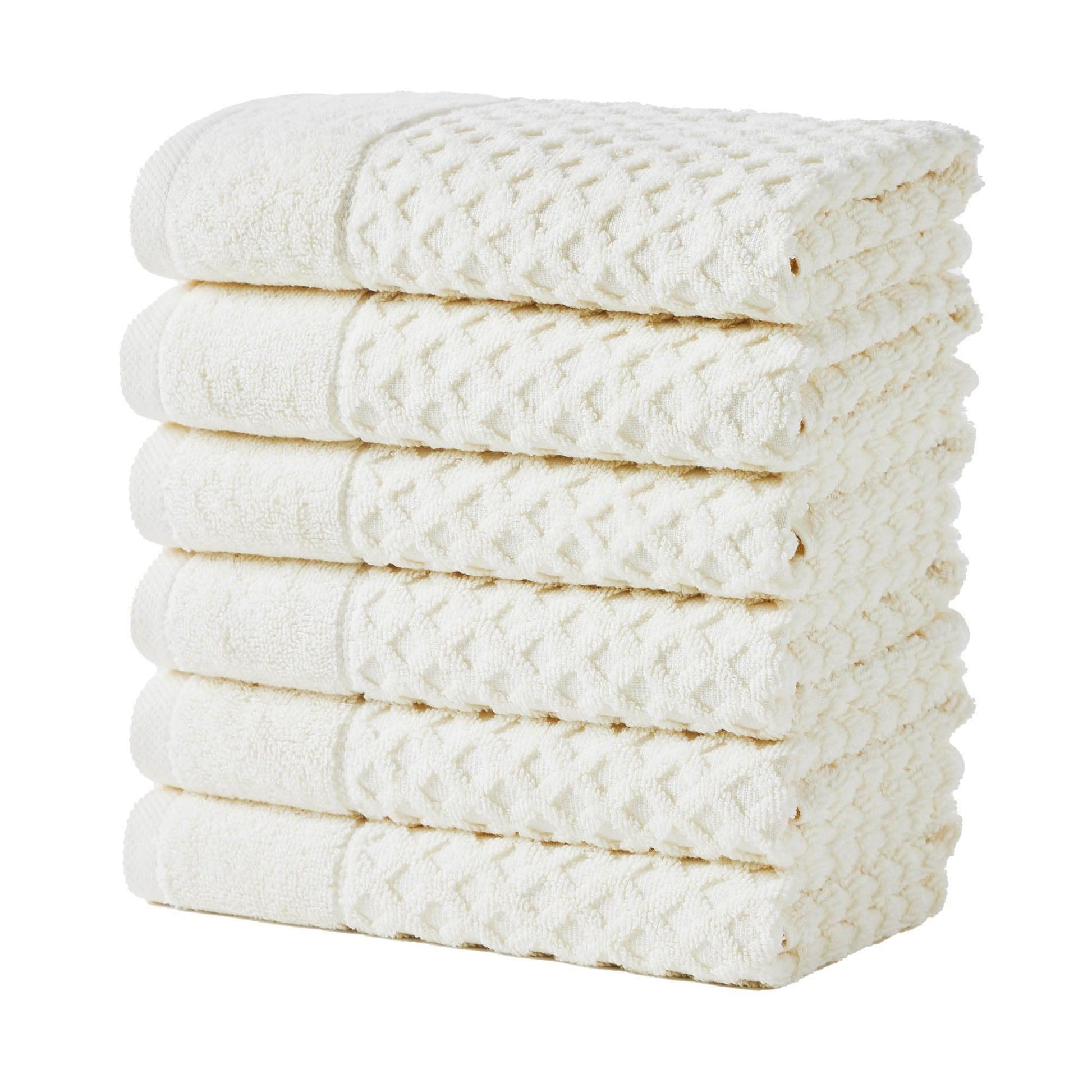 Cotton Diamond Waffle Weave Bath Towel Set - Grayson Collection - Best Buy Furniture