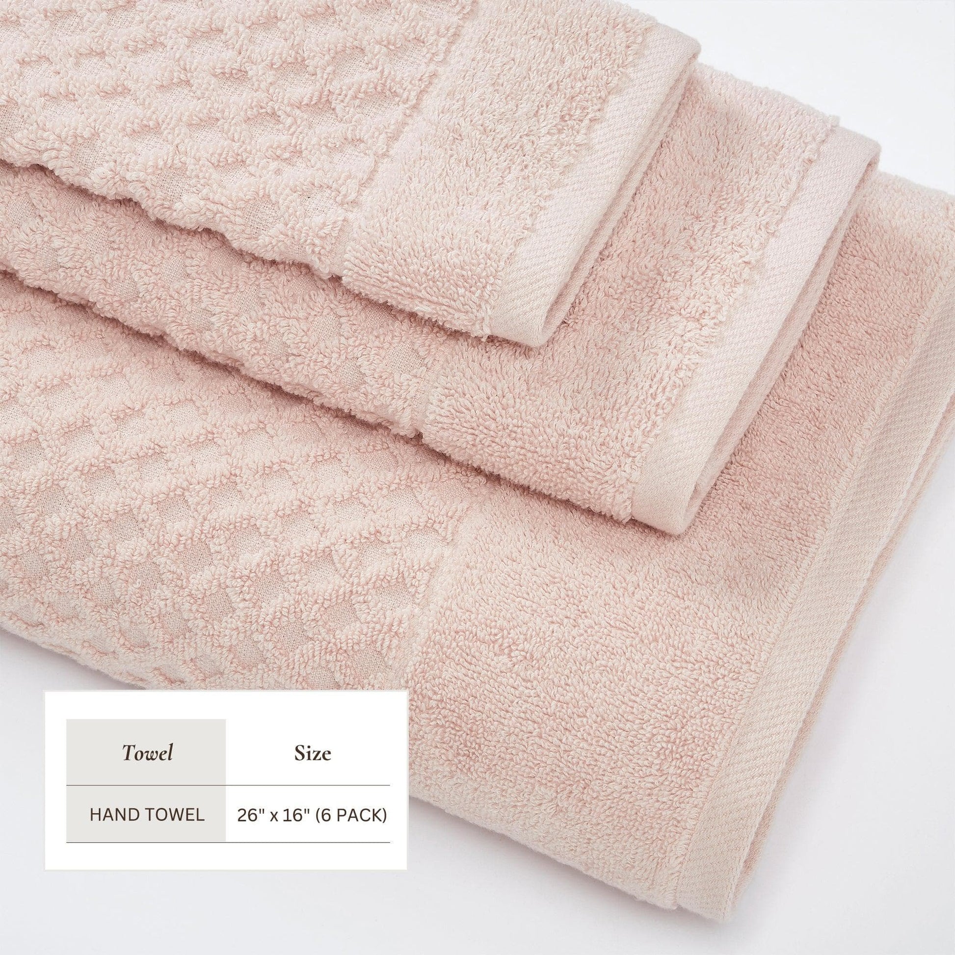 Cotton Diamond Waffle Weave Bath Towel Set - Grayson Collection - Best Buy Furniture