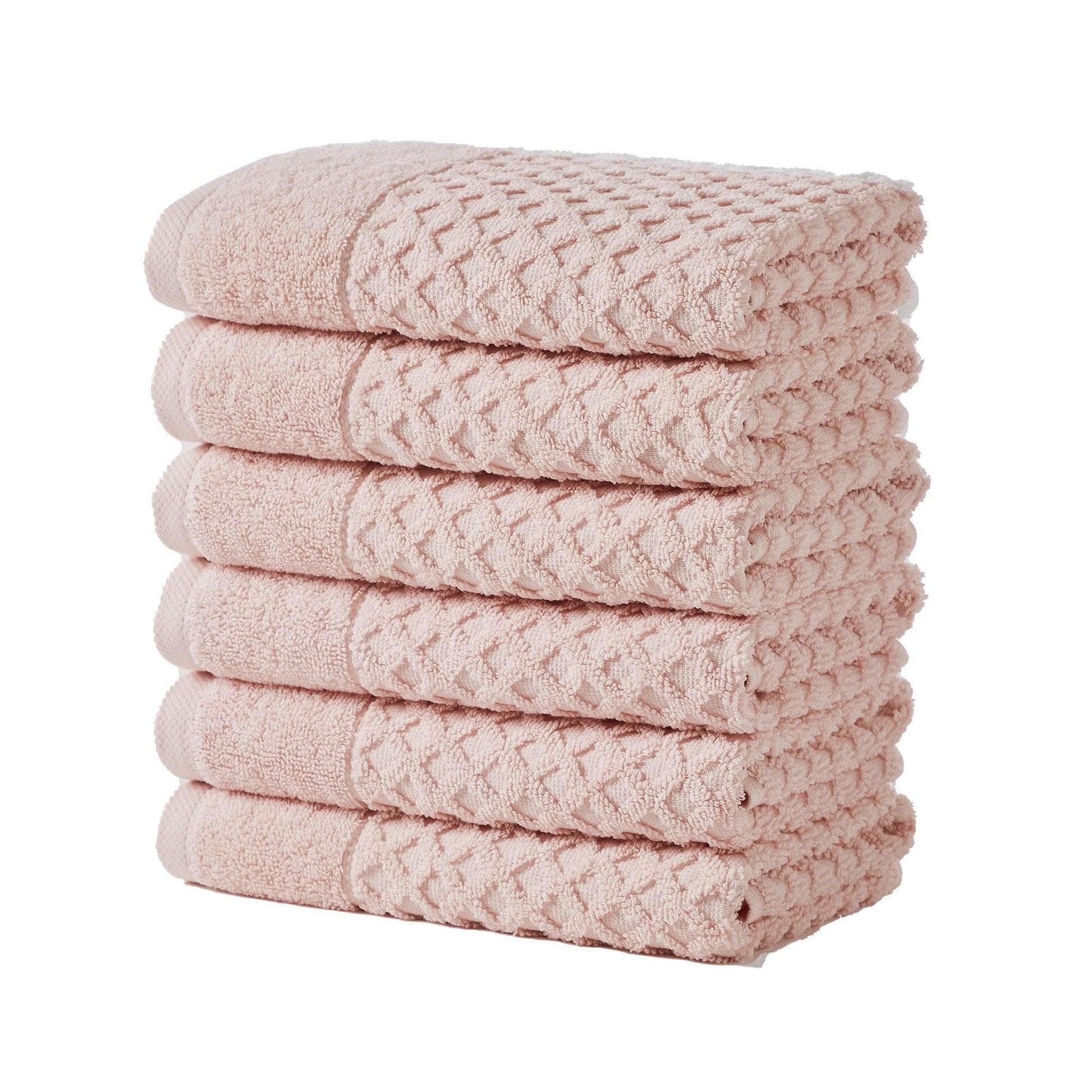 Cotton Diamond Waffle Weave Bath Towel Set - Grayson Collection - Best Buy Furniture