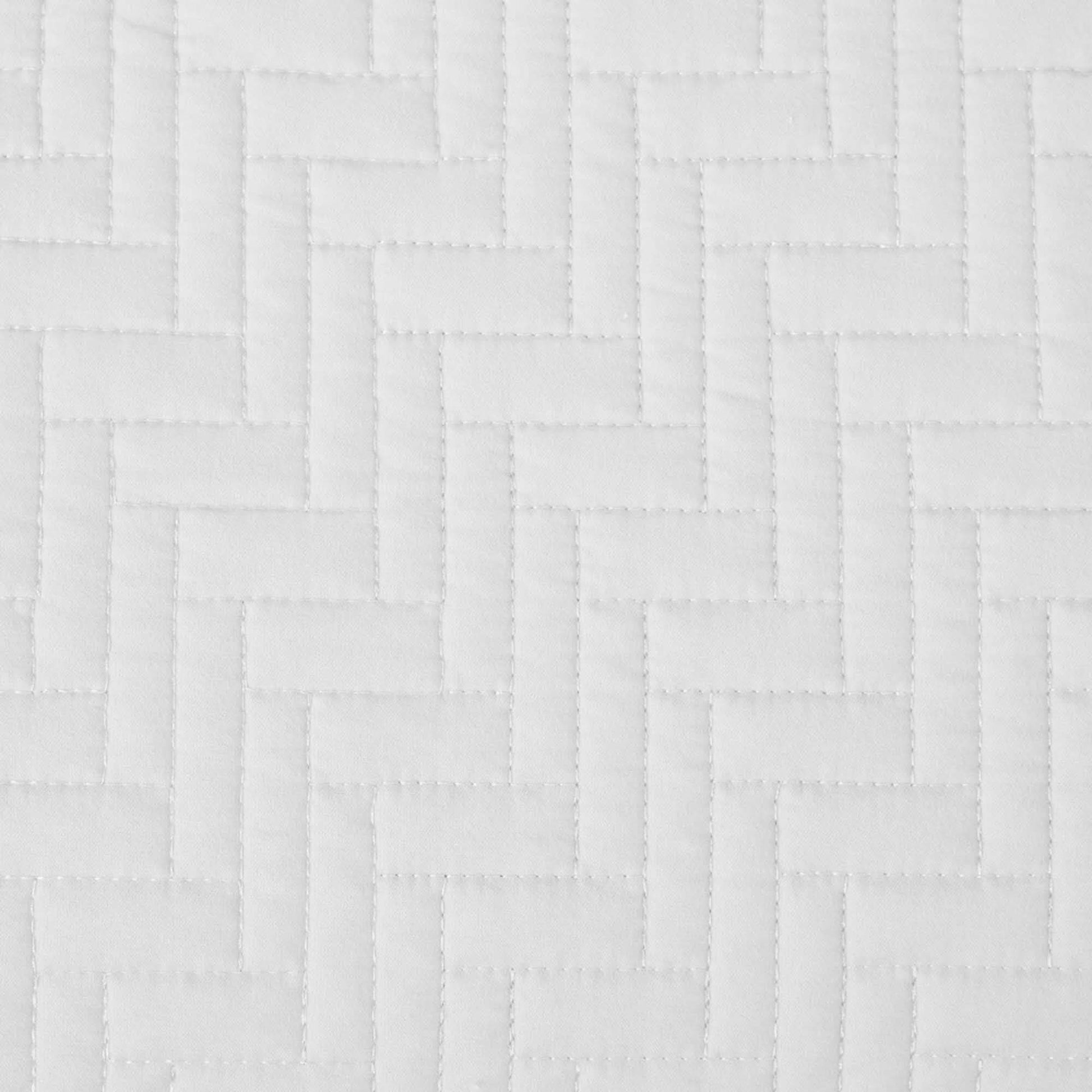 3-Piece Herringbone Stitched Quilt - Louise Collection - Best Buy Furniture