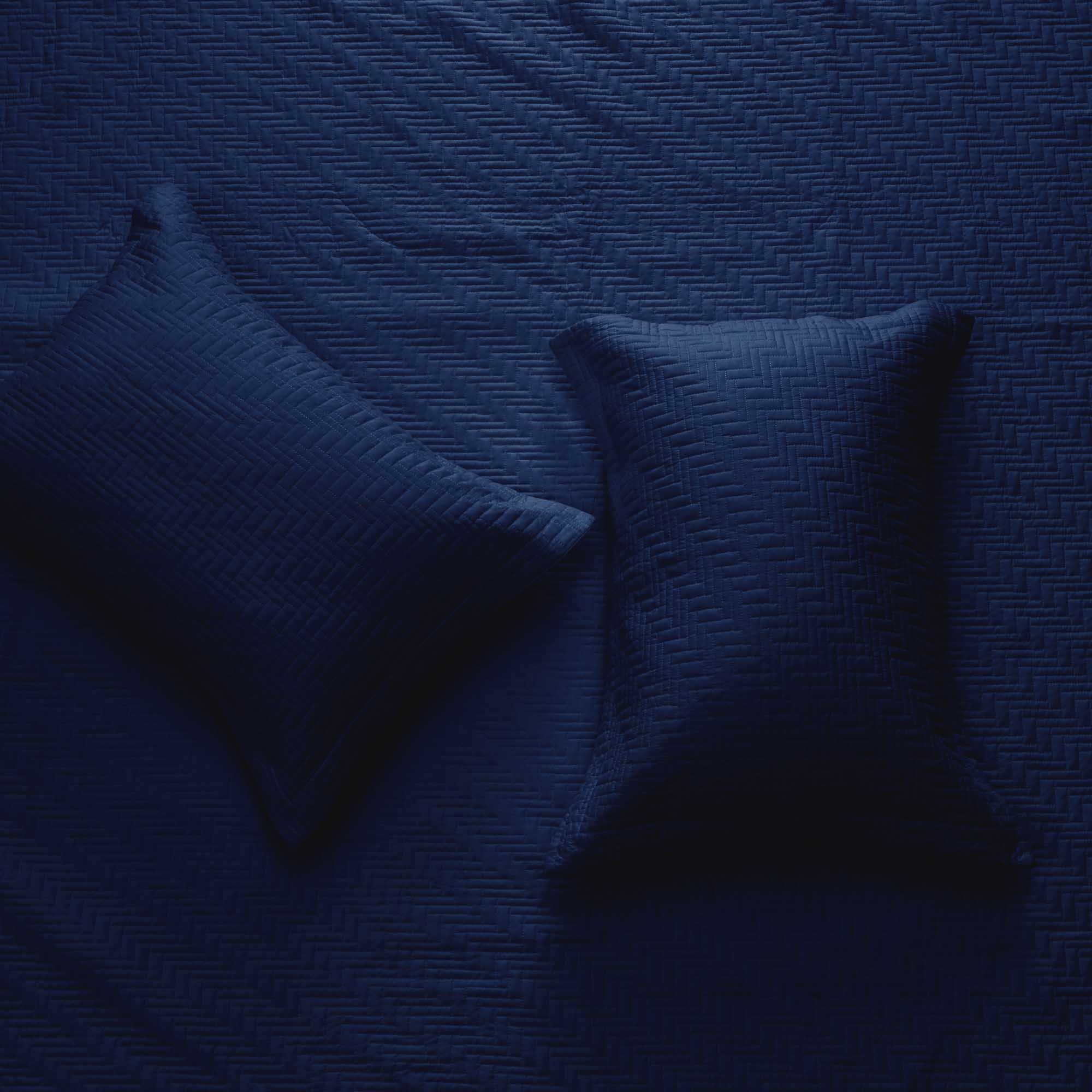 3-Piece Herringbone Stitched Quilt - Louise Collection - Best Buy Furniture