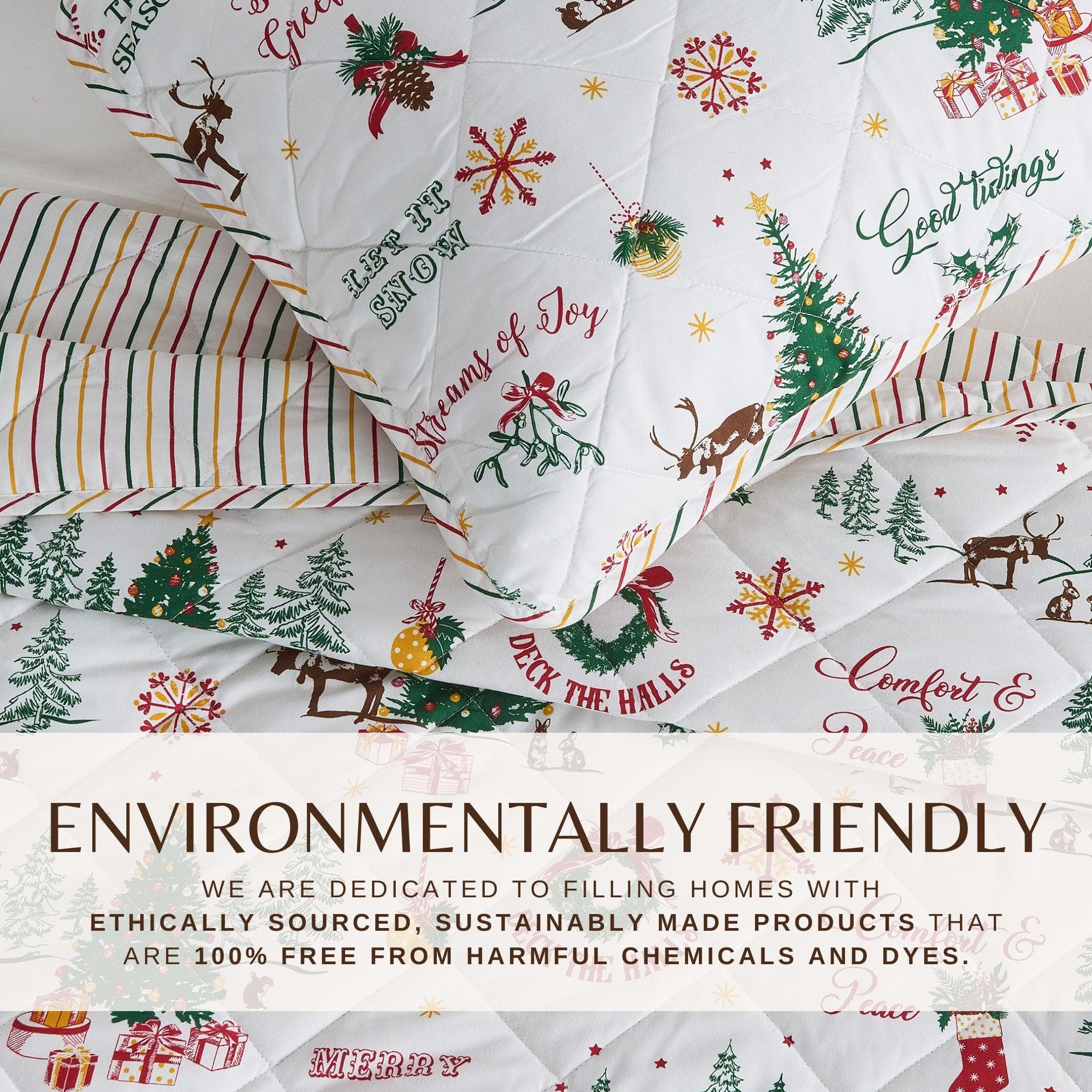 Colorful Holiday Quilt Set - Midnight Magic Collection - Best Buy Furniture