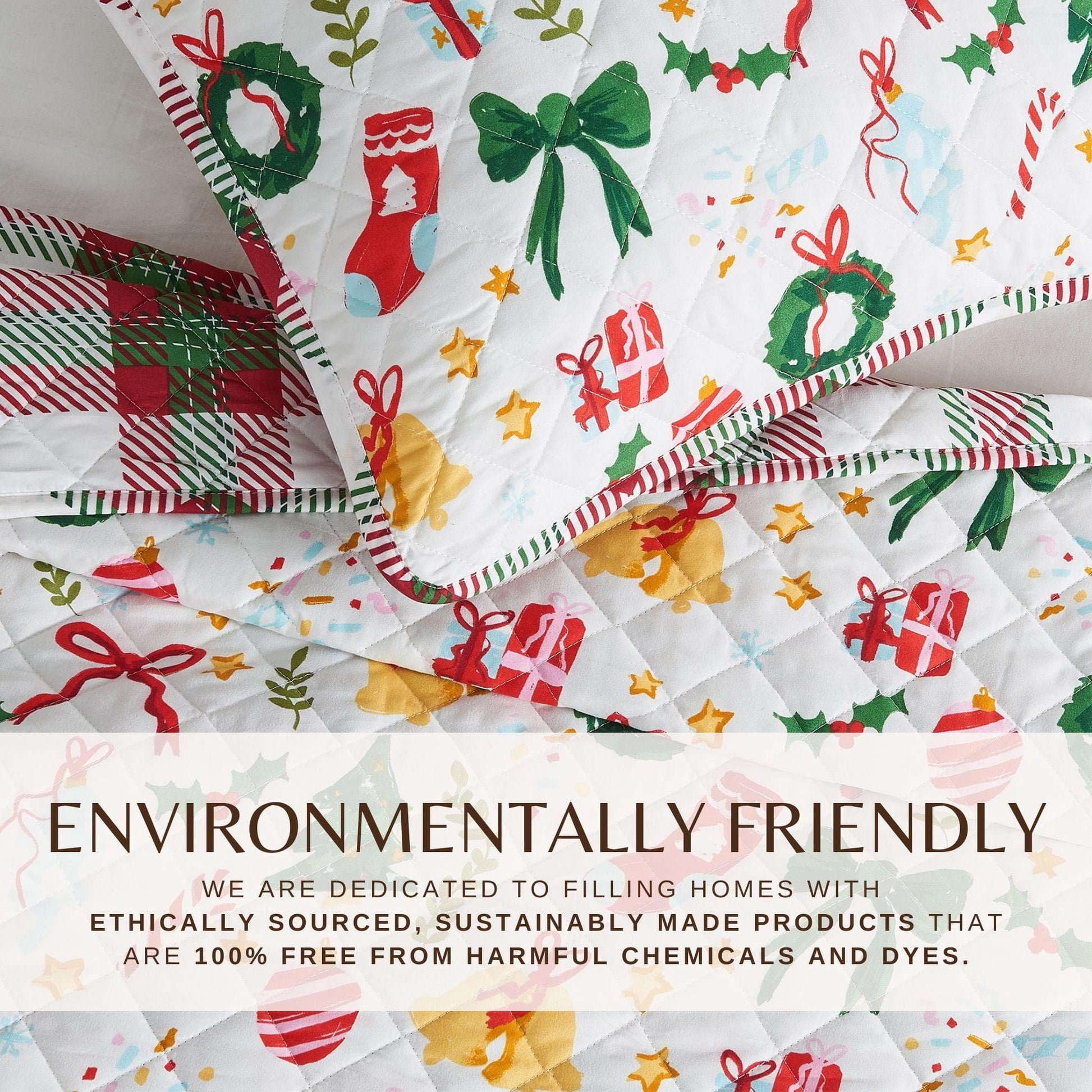 Colorful Holiday Quilt Set - Midnight Magic Collection - Best Buy Furniture