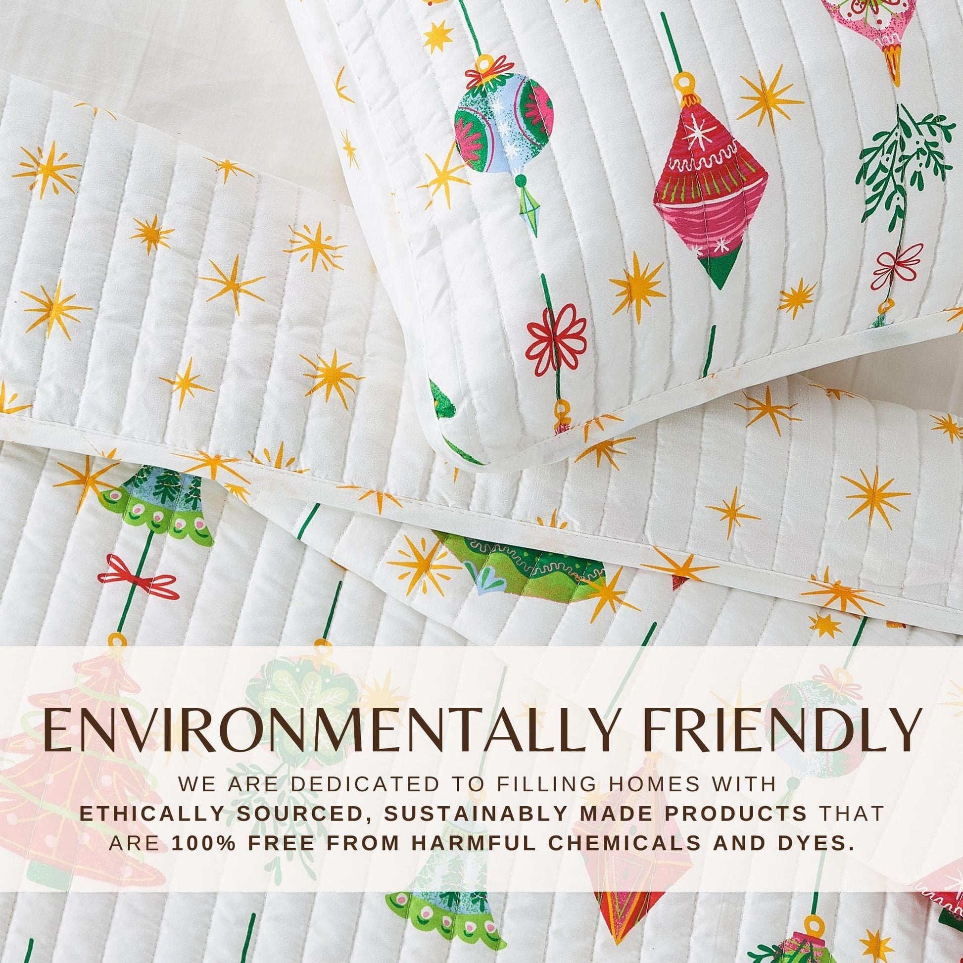 Colorful Holiday Quilt Set - Midnight Magic Collection - Best Buy Furniture