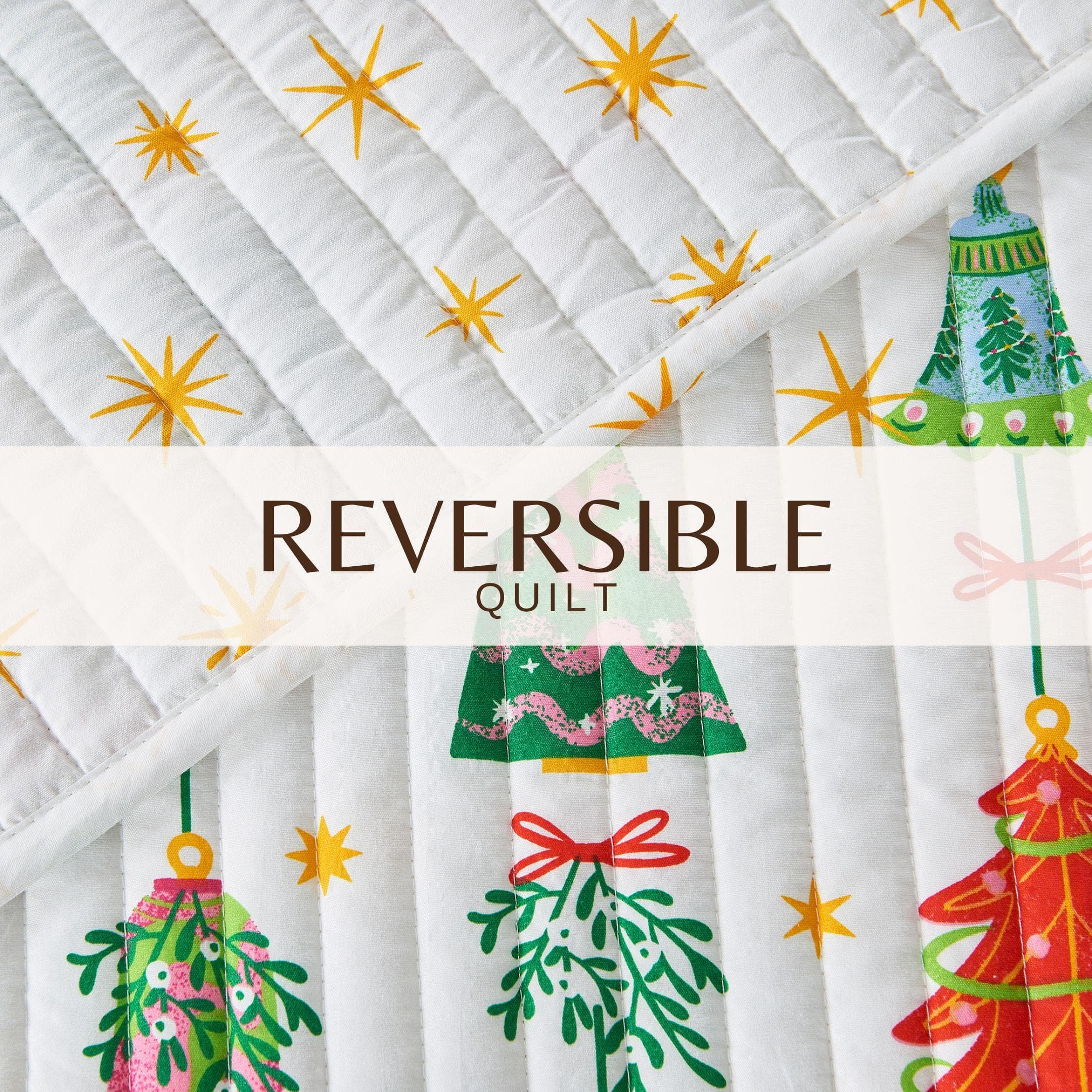 Colorful Holiday Quilt Set - Midnight Magic Collection - Best Buy Furniture