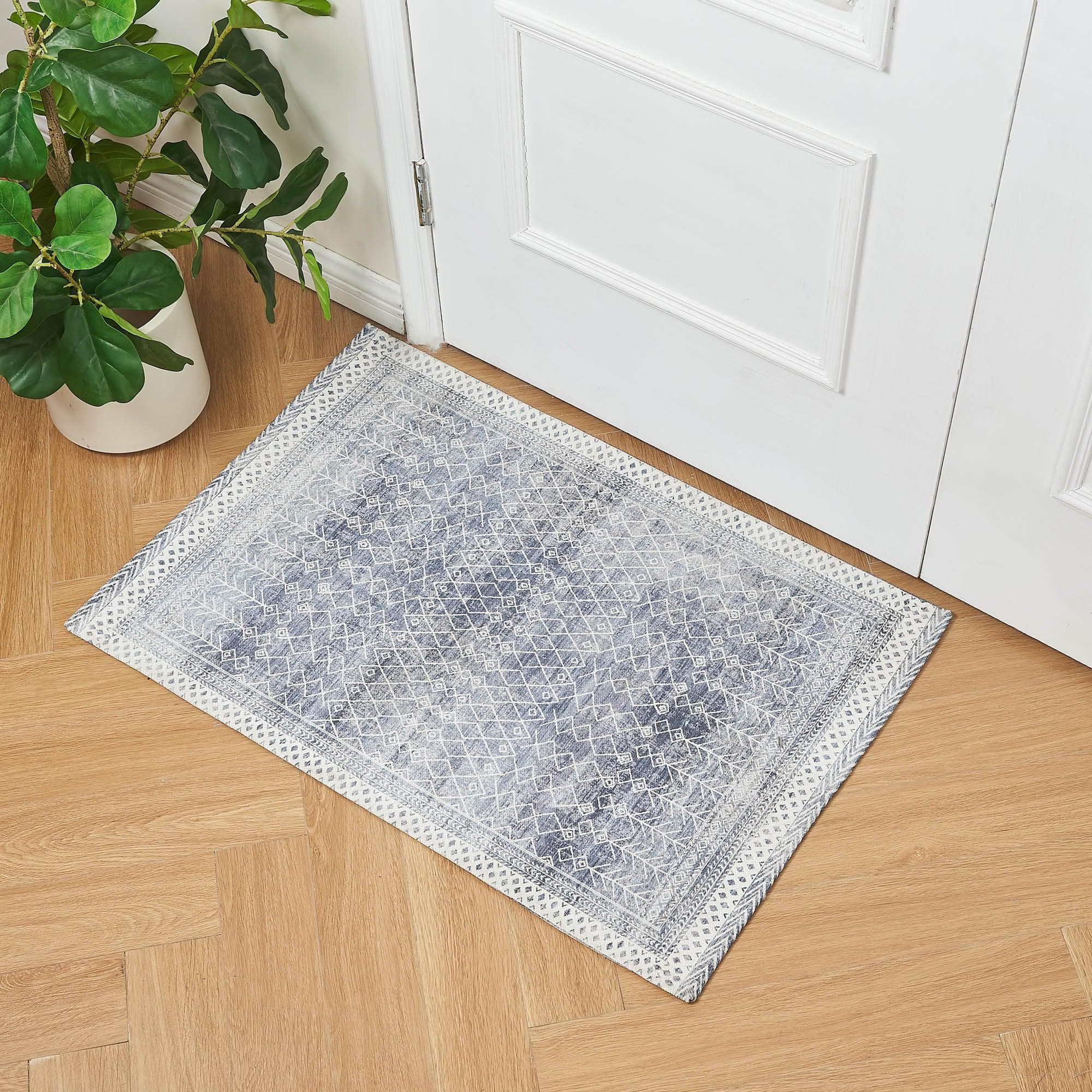 Distressed Moroccan Machine Washable Accent Rug 2' x 3' - Neve Collection - Best Buy Furniture