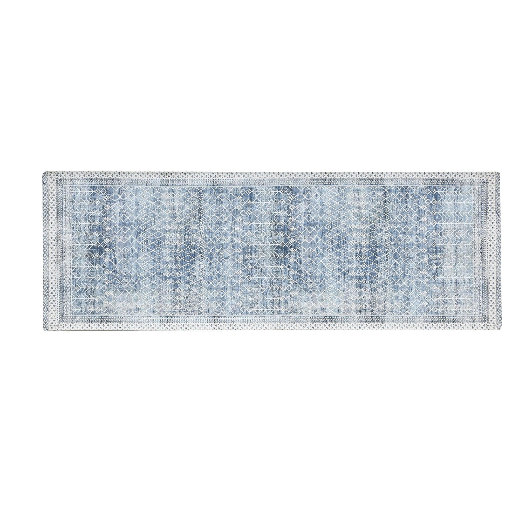Distressed Moroccan Machine Washable Accent Runner 2'4" x 7' - Neve Collection - Best Buy Furniture