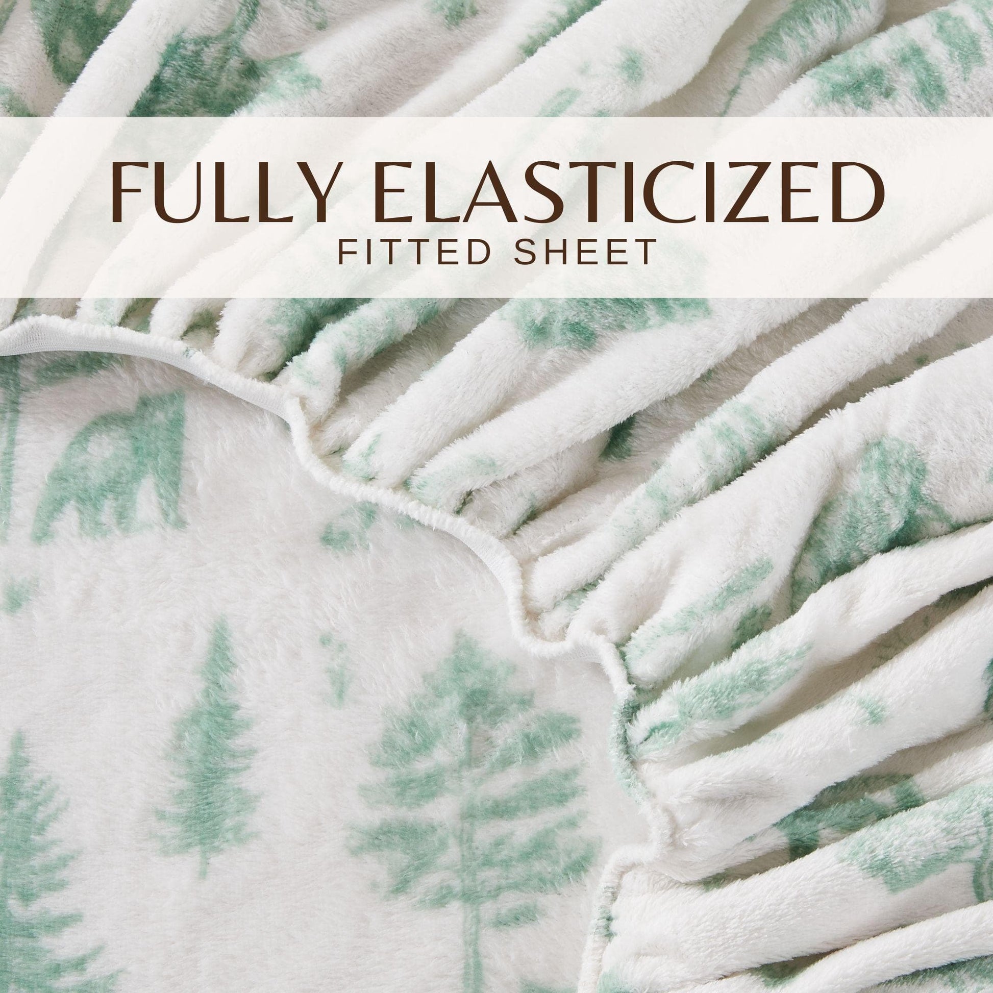 4-Piece Printed Plush Sheet - Velvet Luxe Collection - Best Buy Furniture