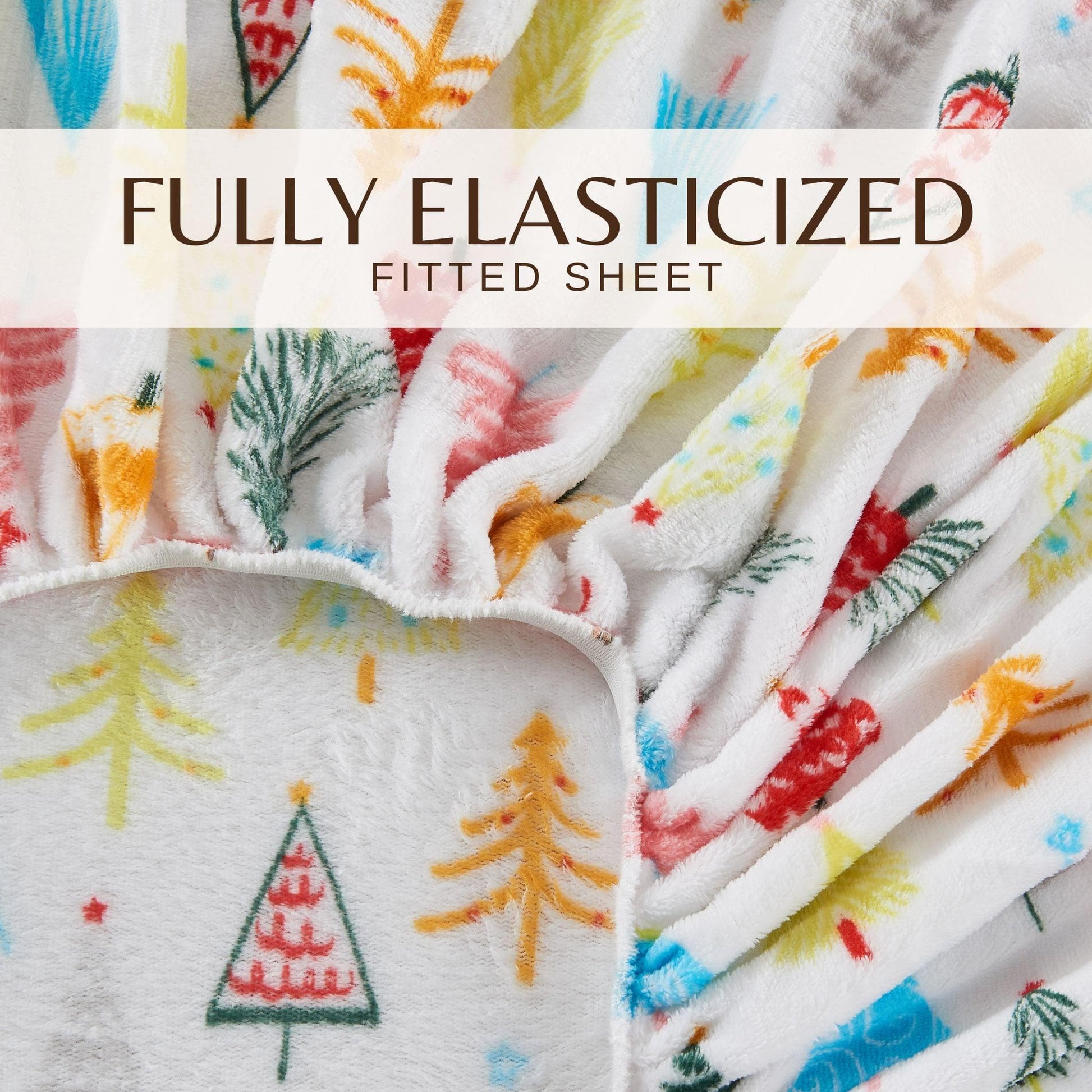 4-Piece Printed Plush Sheet - Velvet Luxe Collection - Best Buy Furniture