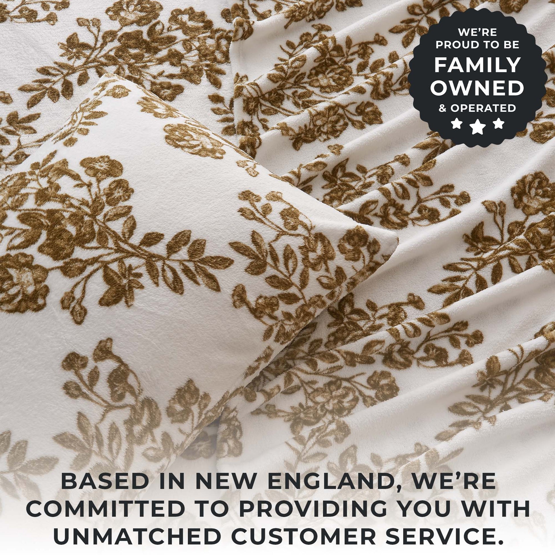 4-Piece Printed Plush Sheet - Velvet Luxe Collection - Best Buy Furniture